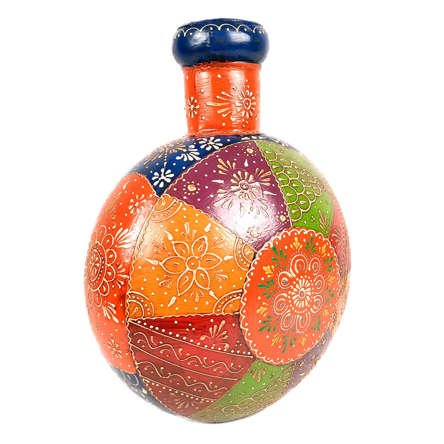 Flower Vase | Decorative Flower Pot | Handcrafted Pot for Home Decor, Living Room, Bedroom, Office & Gifting | Luxury Centerpiece Showpiece - 15 Inch - Apkamart #Style_Design 2