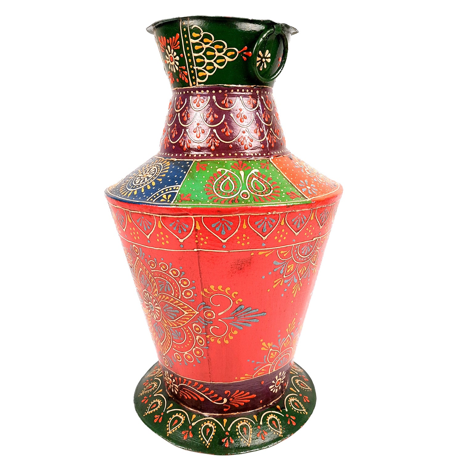 Metal Vase | Flower Vase For Living Room - 15 Inch - Apkamart