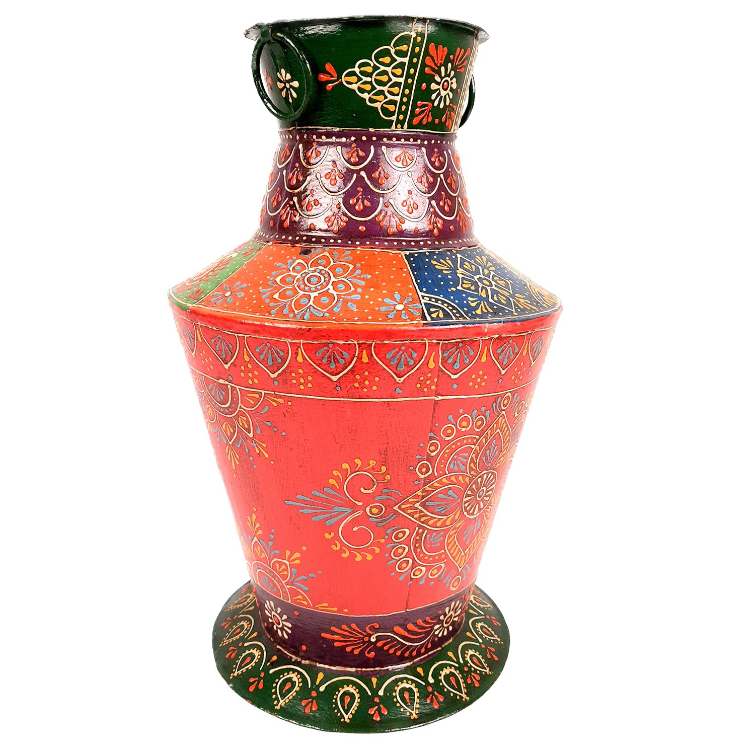 Metal Vase | Flower Vase For Living Room - 15 Inch - Apkamart