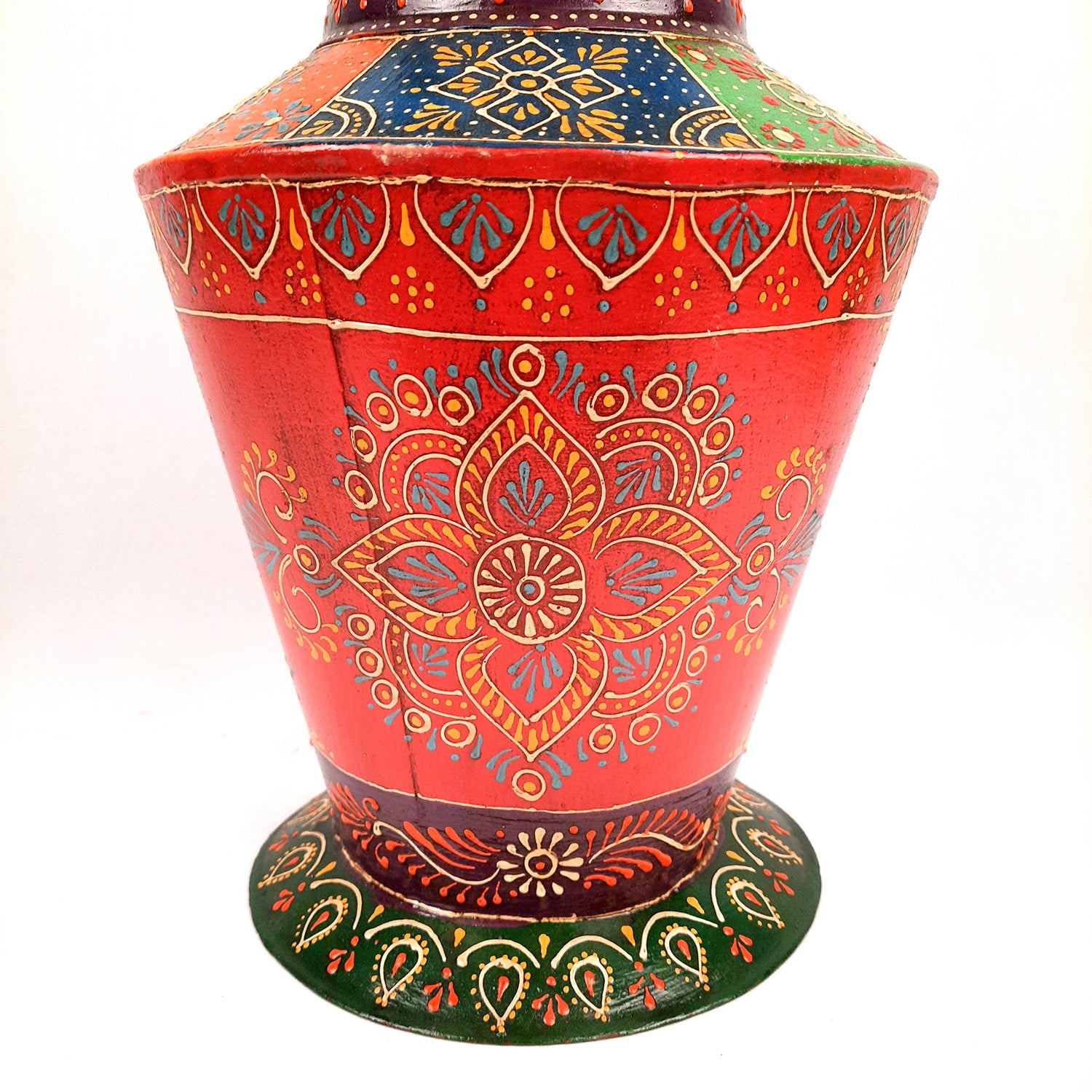 Metal Vase | Flower Vase For Living Room - 15 Inch - Apkamart