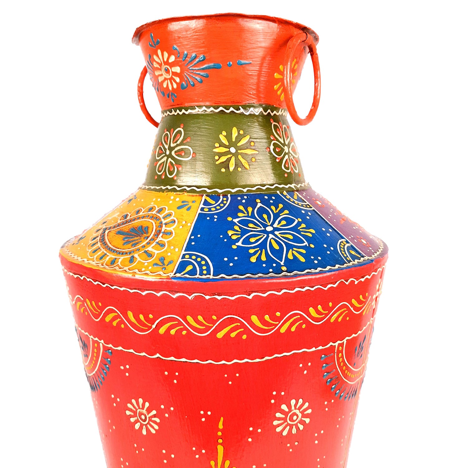 Floor Flower Pot | Big Corner Vase - For Living Room & Entrance Decor - 27 Inch - Apkamart