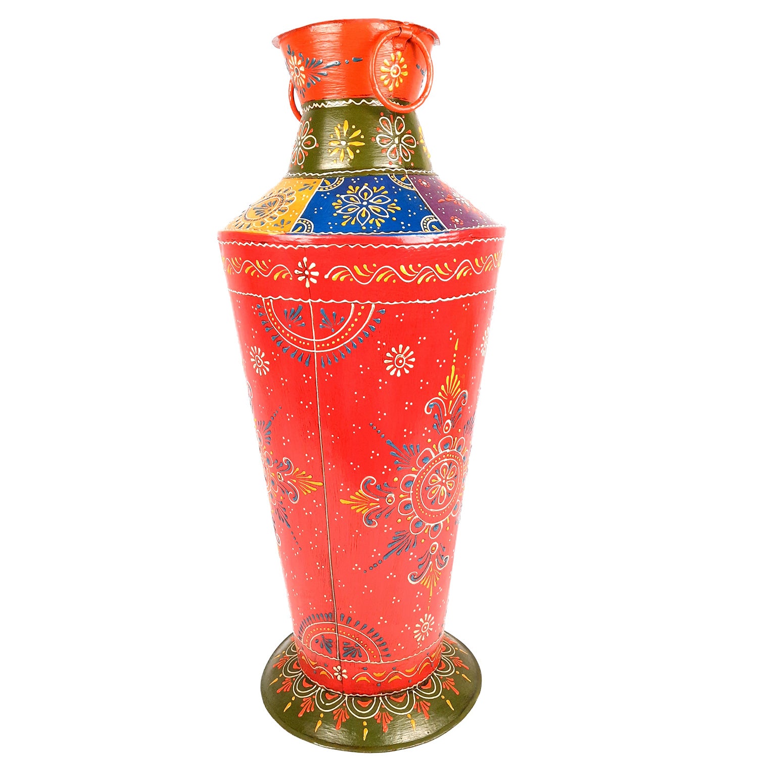 Floor Flower Pot | Big Corner Vase - For Living Room & Entrance Decor - 27 Inch - Apkamart