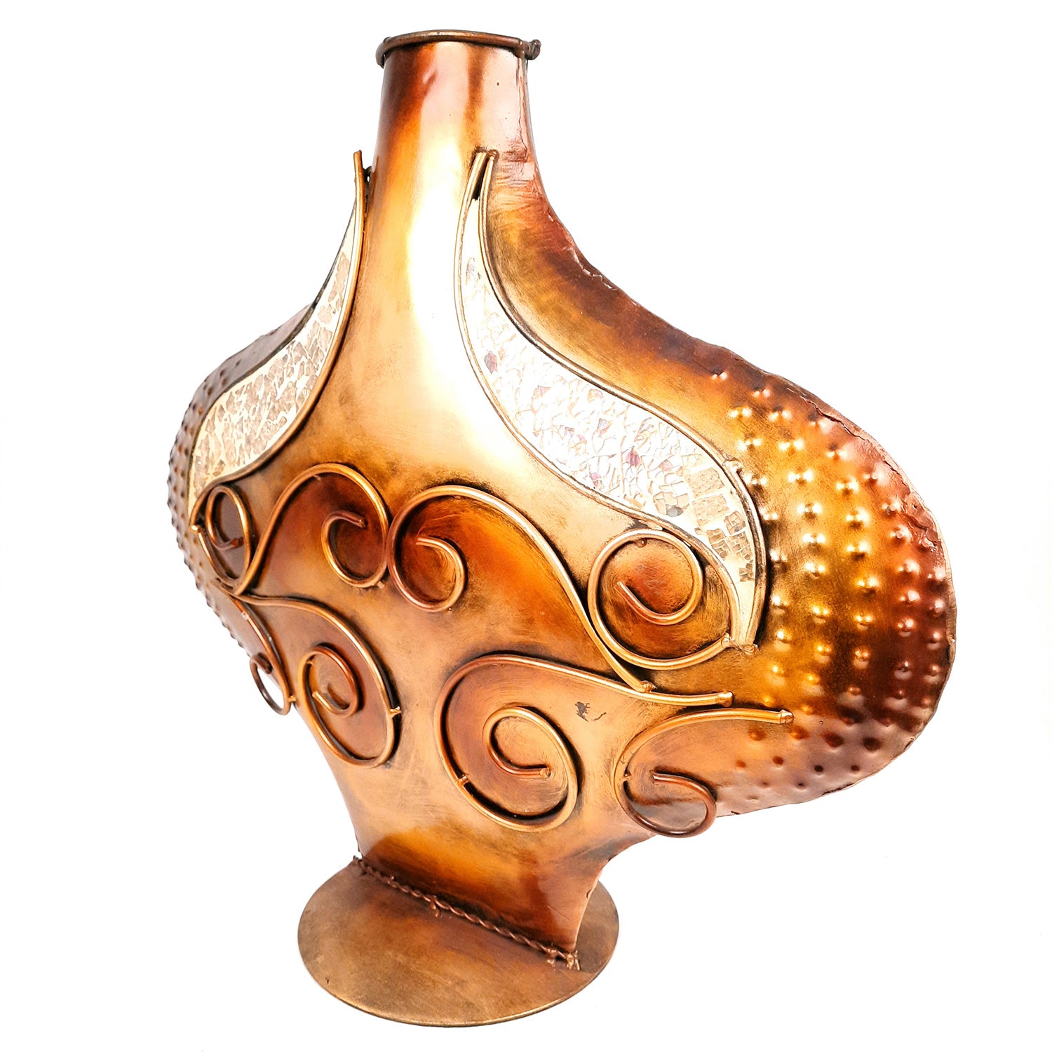 Flower Pot | Decorative Flower Vase - For Living Room, Table, Home Decor & Gifts - (LxW - 23x20 Inch) - Apkamart