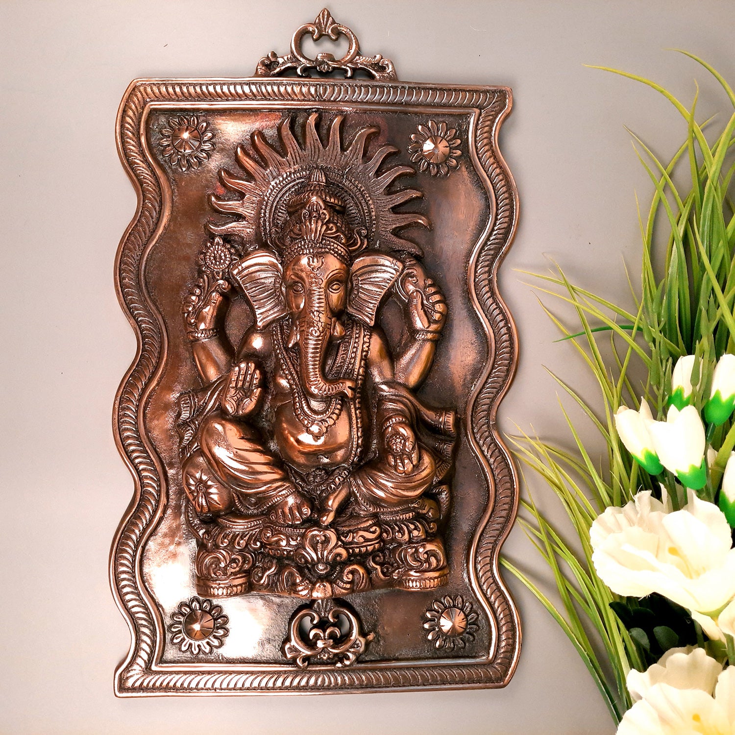 Decorative Ganpati Wall Hanging- 17 inch- Apkamart