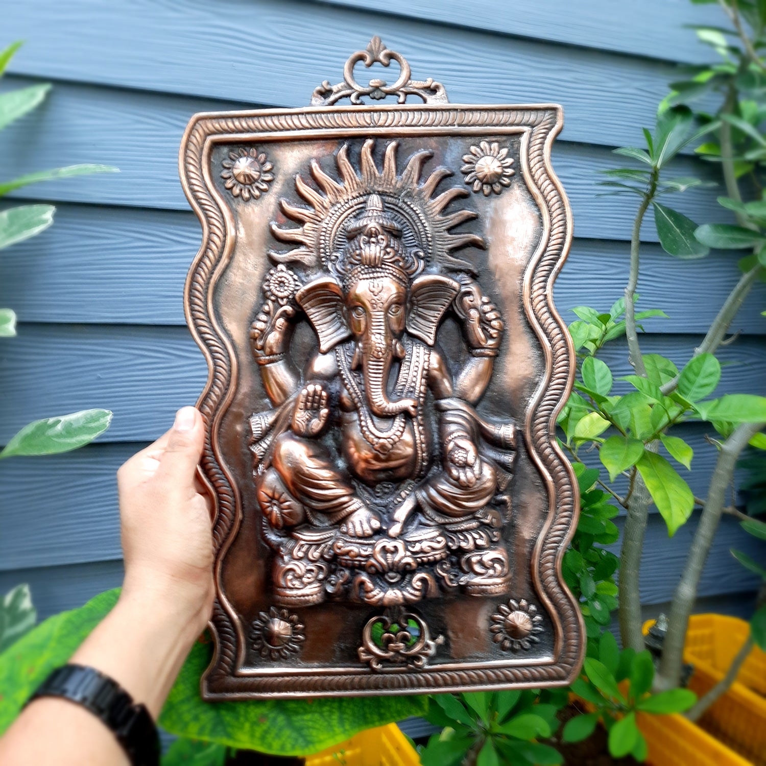 Decorative Ganpati Wall Hanging- 17 inch- Apkamart