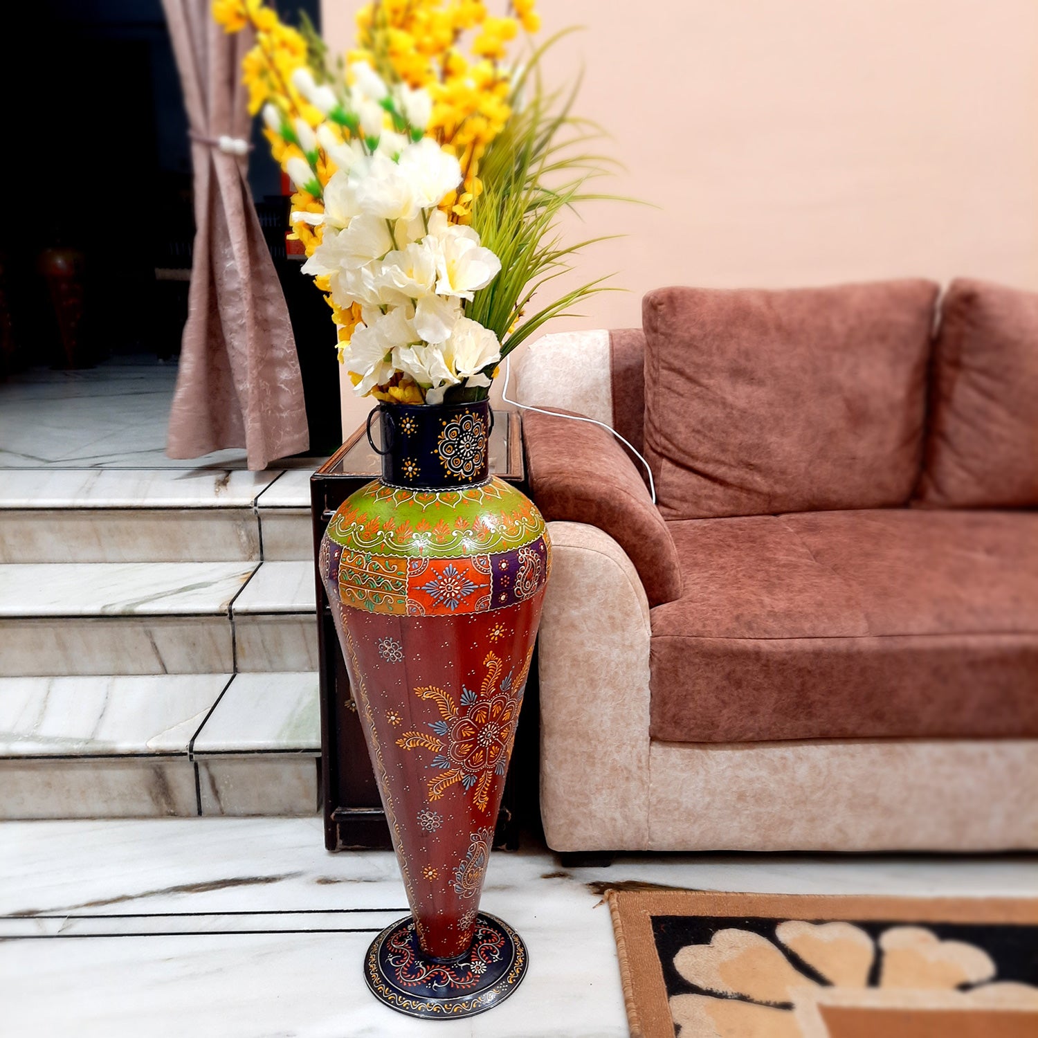 Flower Pot | Decorative Vases - For Home & Table decor - 31 Inch- Apkamart