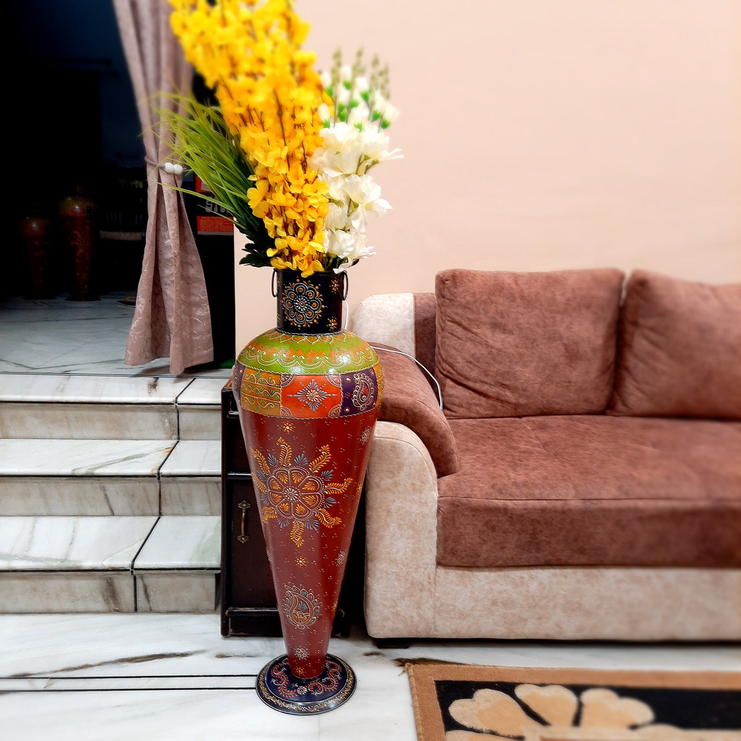 Decorative Vase | Big Flower Pots for Home Decor & Gifts - 37 Inch- Apkamart