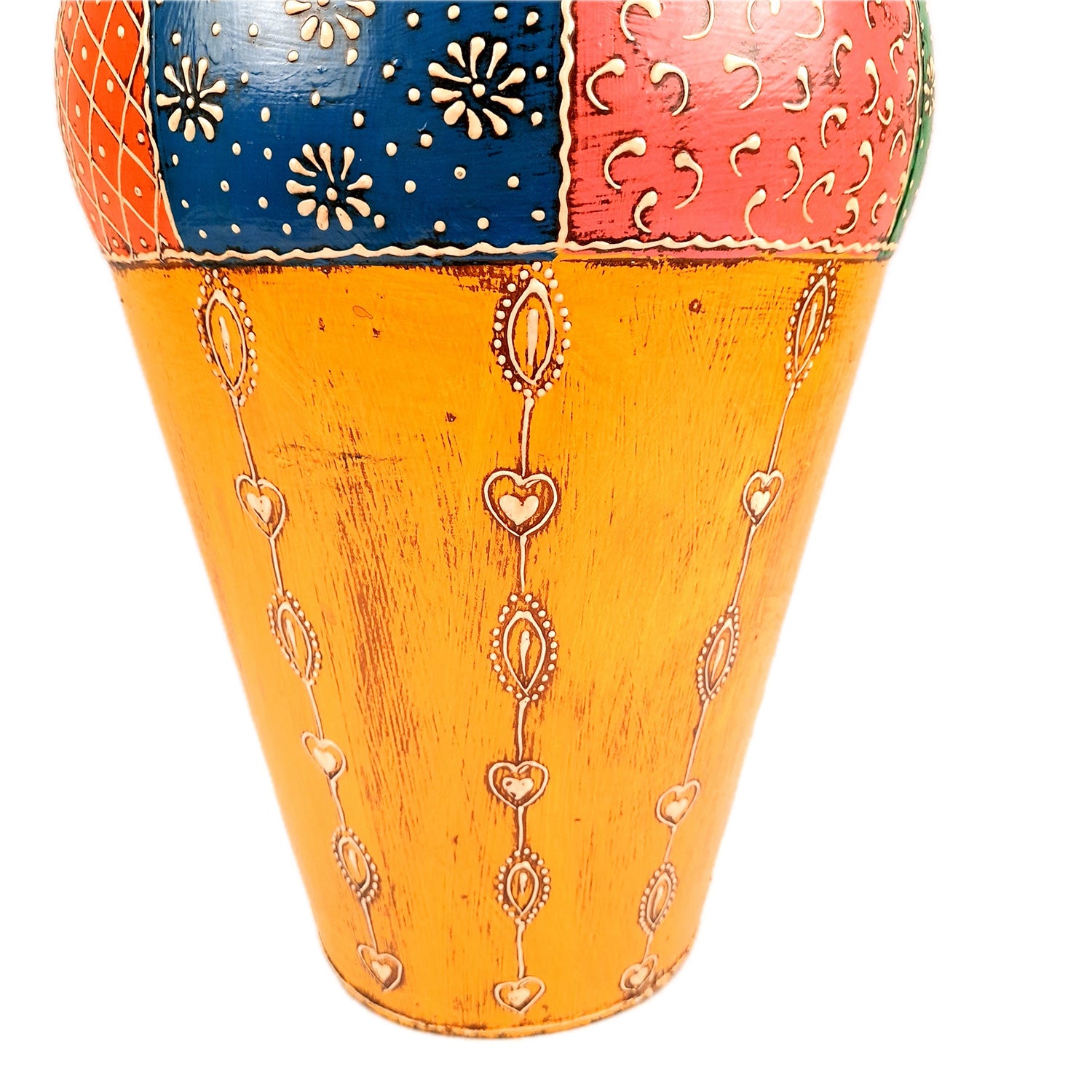 Big Flower Vase | Corner Vase - For Living Room & Hallway - 18 Inch - Apkamart