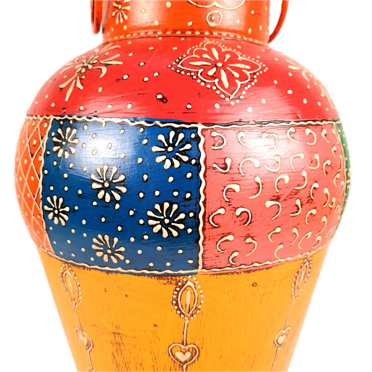 Big Flower Vase | Corner Vase - For Living Room & Hallway - 18 Inch - Apkamart