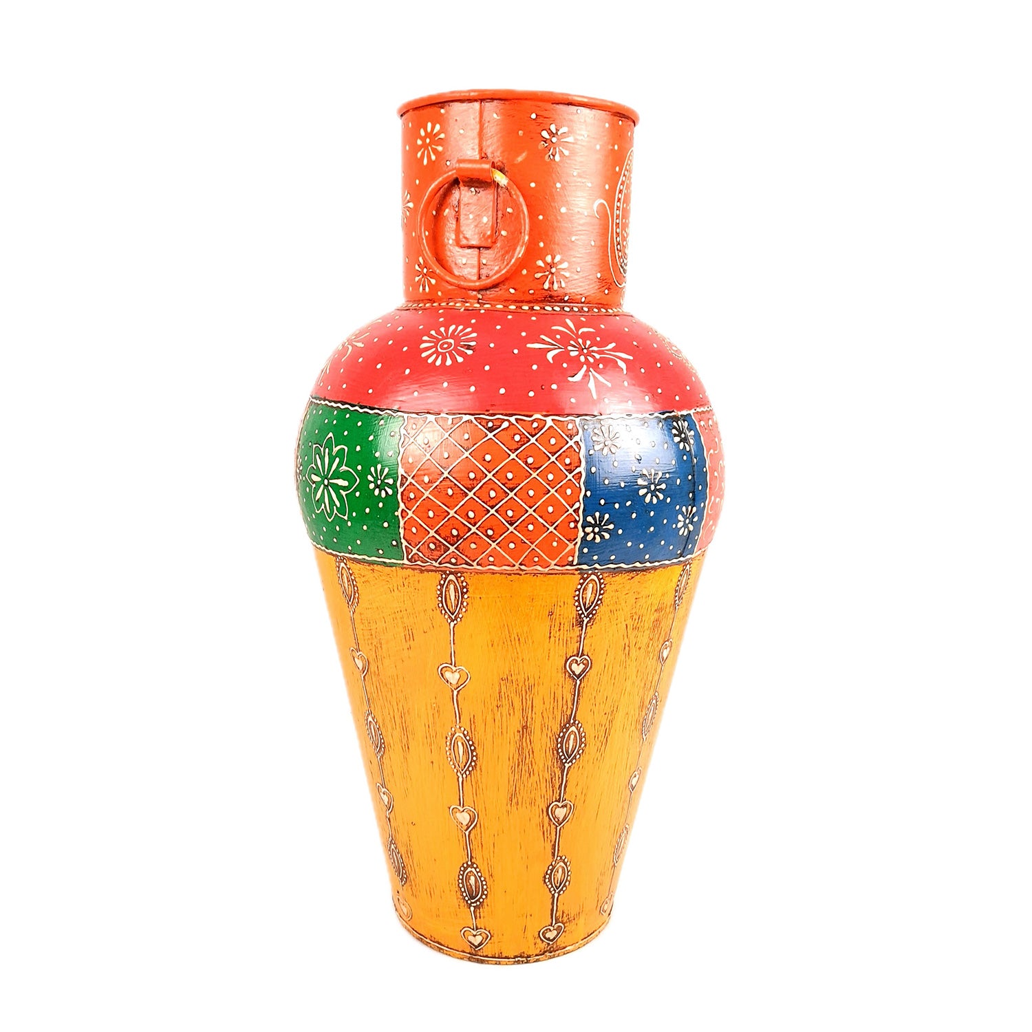 Big Flower Vase | Corner Vase - For Living Room & Hallway - 18 Inch - Apkamart