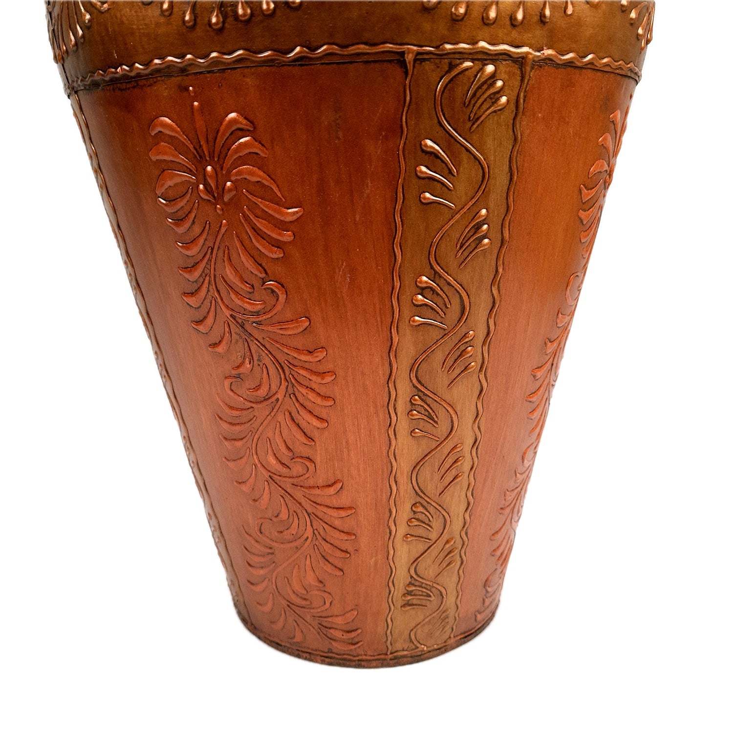 Vase Big | Flower Pot Metal - for Living Room, Home, Corner Decor, Hall-Way & Gifts - 18 Inch - Apkamart
