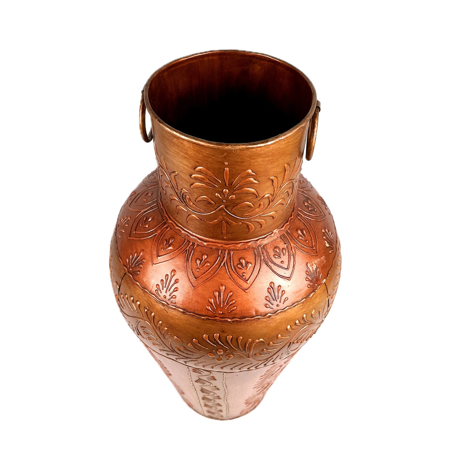 Vase Big | Flower Pot Metal - for Living Room, Home, Corner Decor, Hall-Way & Gifts - 18 Inch - Apkamart