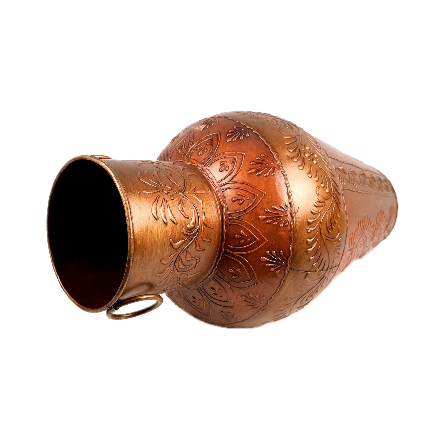 Vase Big | Flower Pot Metal - for Living Room, Home, Corner Decor, Hall-Way & Gifts - 18 Inch - Apkamart
