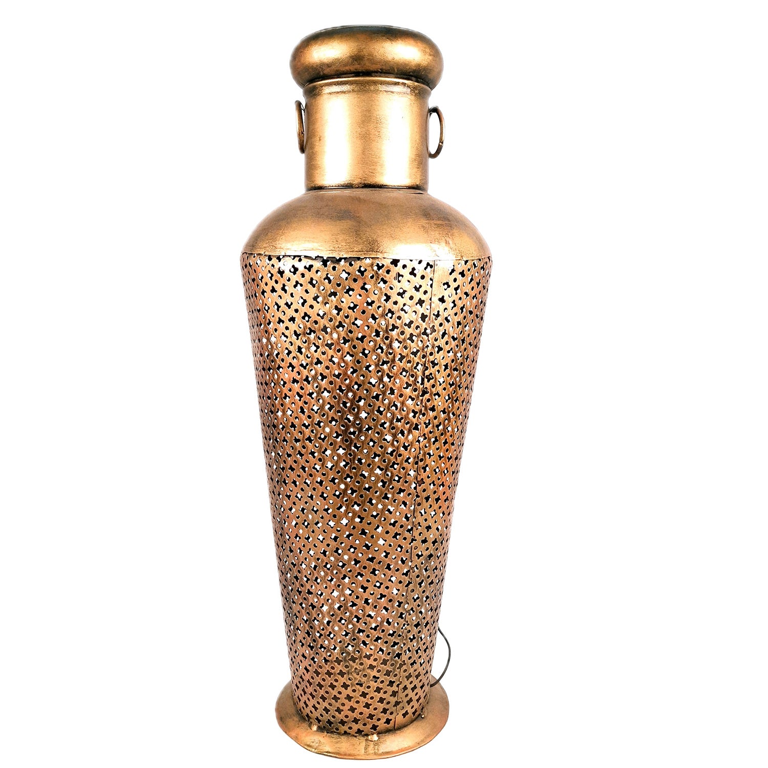 Vintage Vase With LED Light | Antique Vase Showpiece - for Living Room, Home, Corner Decor & Gift - 28 Inch - Apkamart