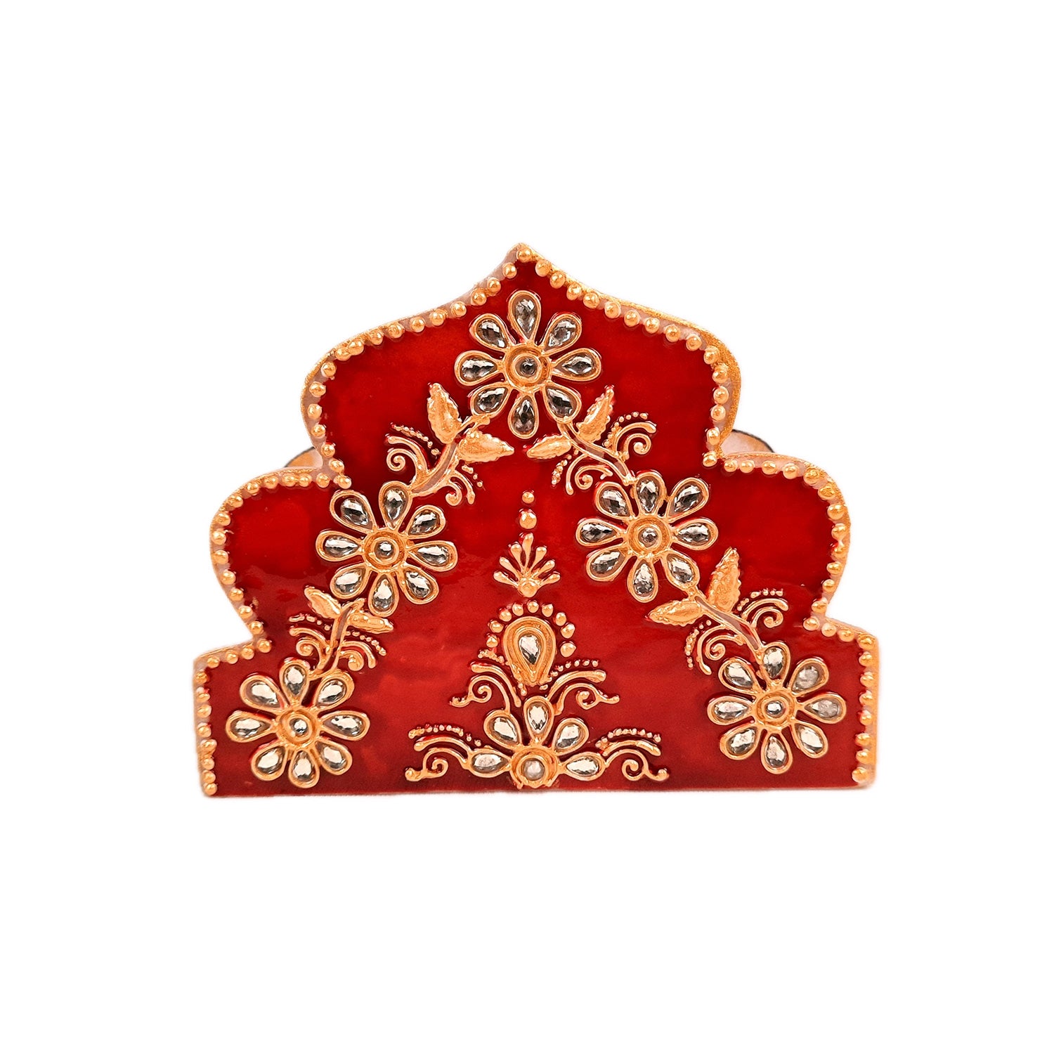 Tissue Paper Stand Marble | Napkin Holder | Tissue Dispenser Cum Holders with Intricate Handwork - For Home, Dining, Kitchen Decor & Gift - 5 Inch - Apkamart