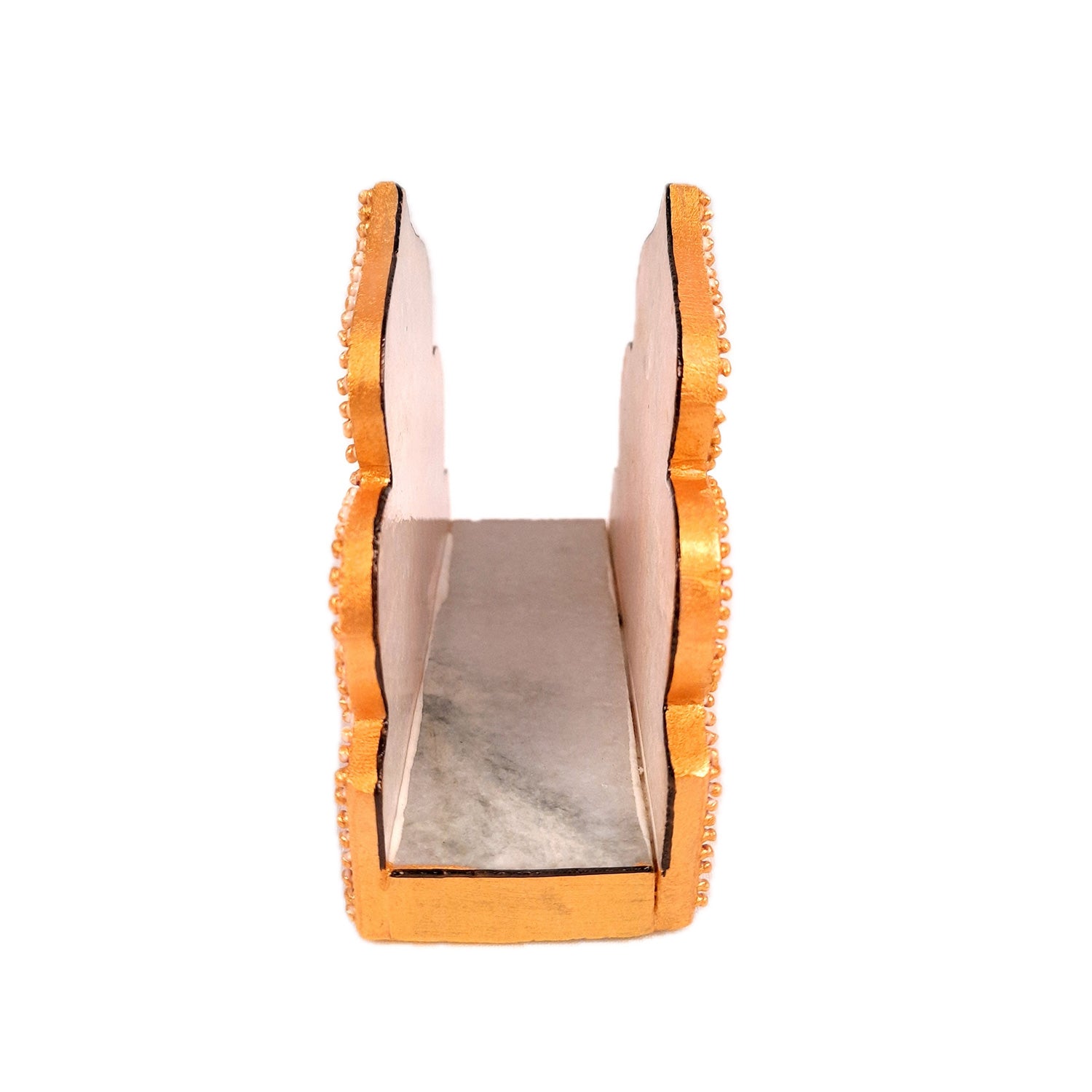 Tissue Paper Stand Marble | Napkin Holder | Tissue Dispenser Cum Holders with Intricate Handwork - For Home, Dining, Kitchen Decor & Gift - 5 Inch - Apkamart