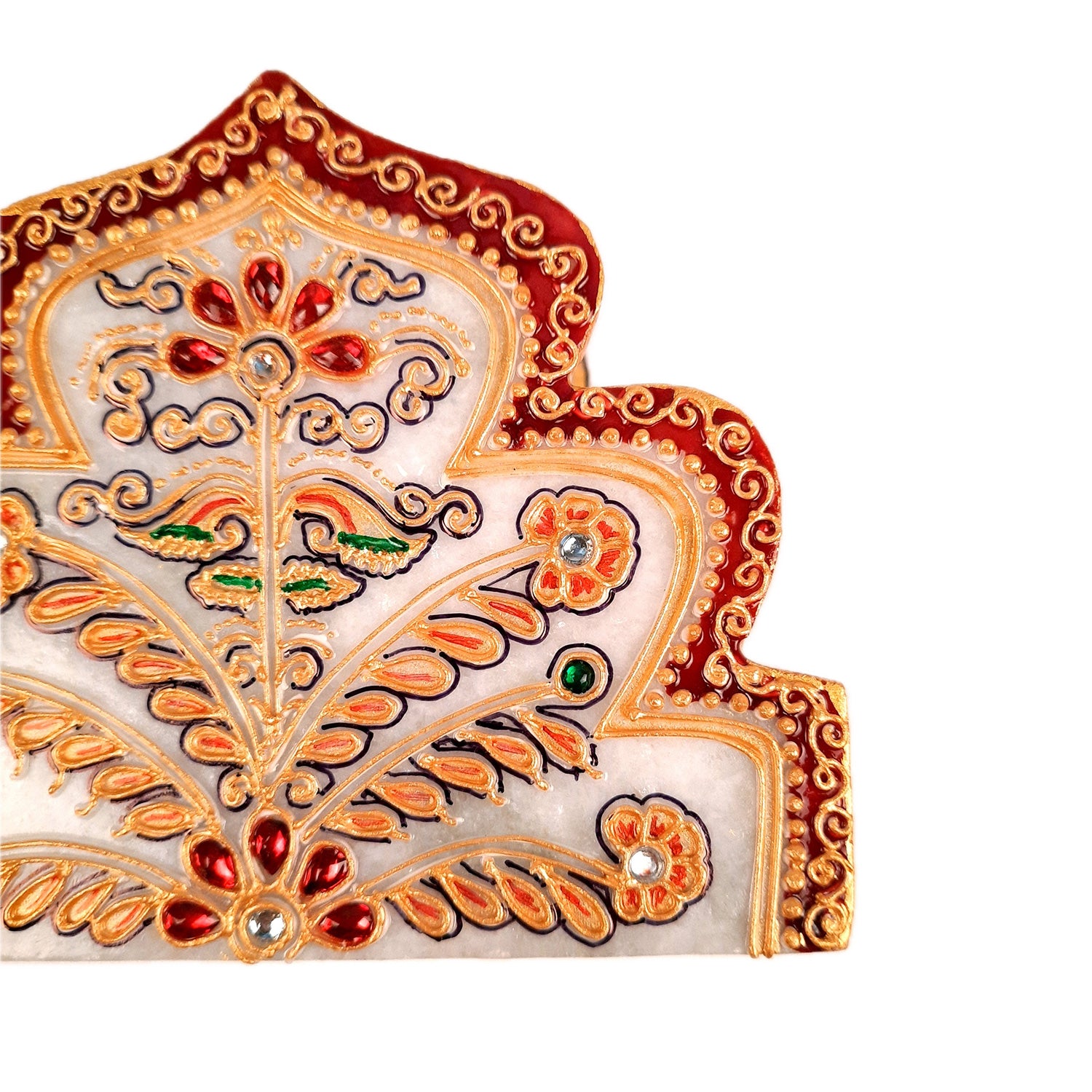 Marble Napkin Holder | Tissue Paper Stand Handcrafted | Tissue Dispenser for Home, Dining, Kitchen, and Center Table Decoration - 5 Inch - Apkamart