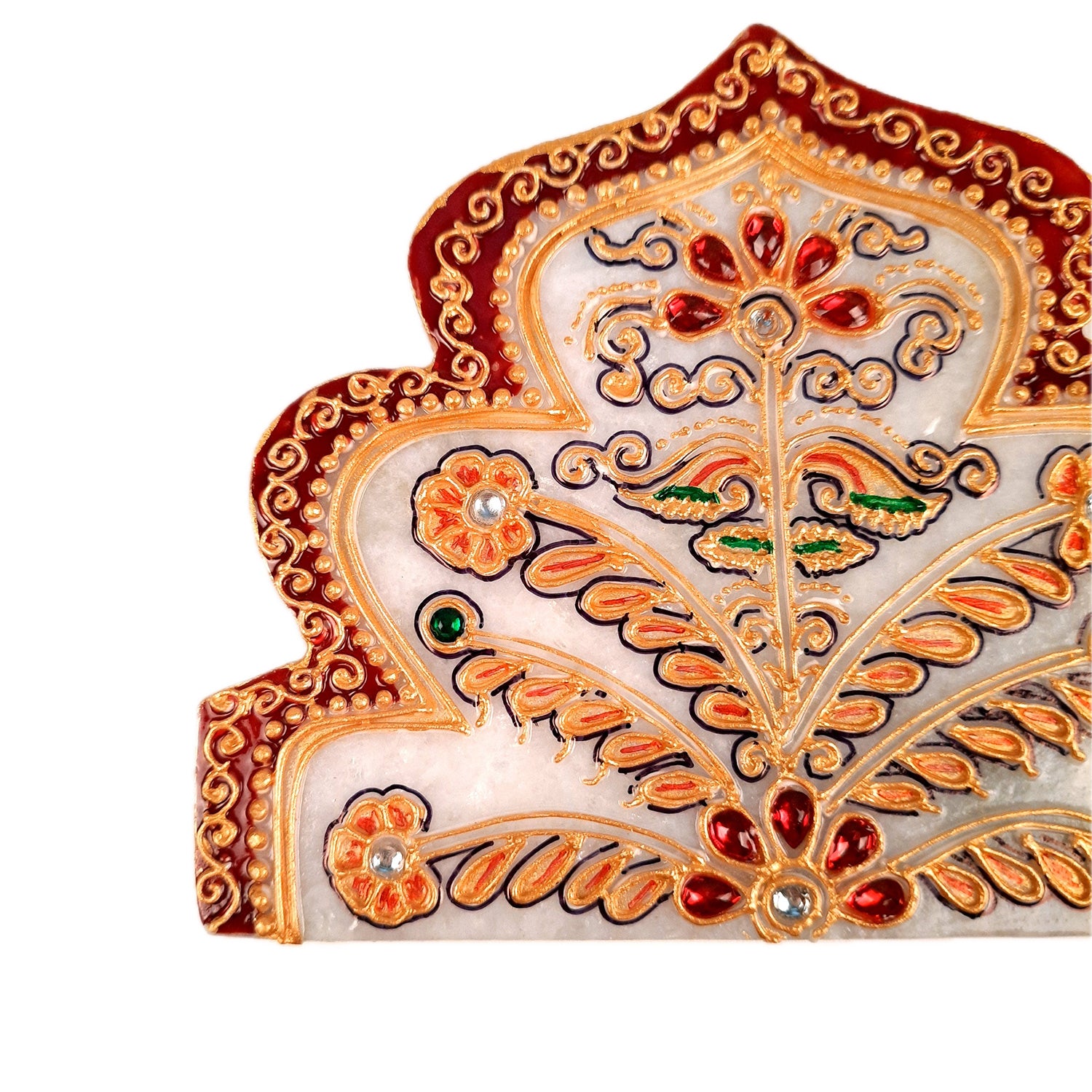 Marble Napkin Holder | Tissue Paper Stand Handcrafted | Tissue Dispenser for Home, Dining, Kitchen, and Center Table Decoration - 5 Inch - Apkamart