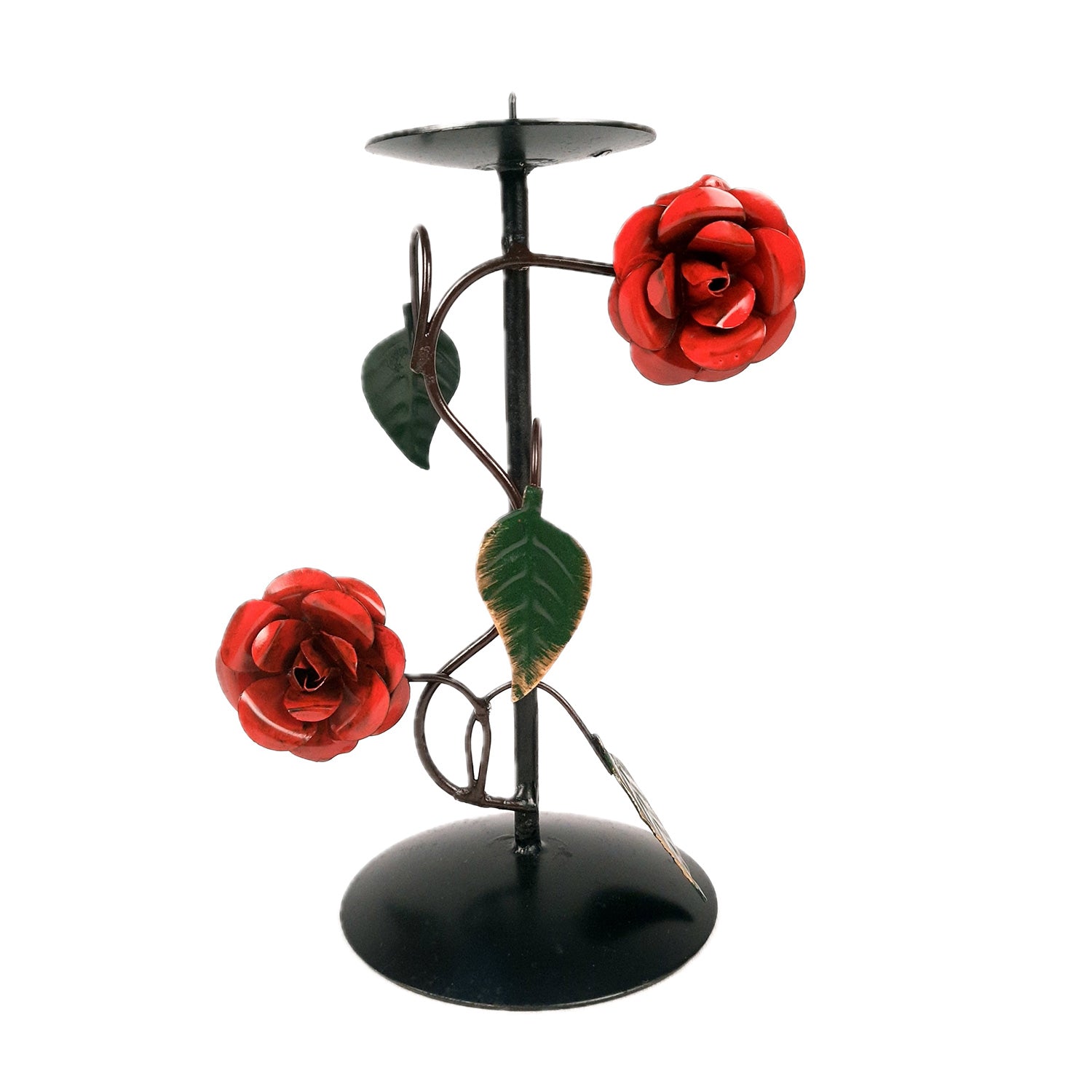 Tea Light Candle Stand | Metal T Light Candle Holder - For Home, Table, Living Room, Kitchen & Shelf Decor - 8 Inch - Apkamart