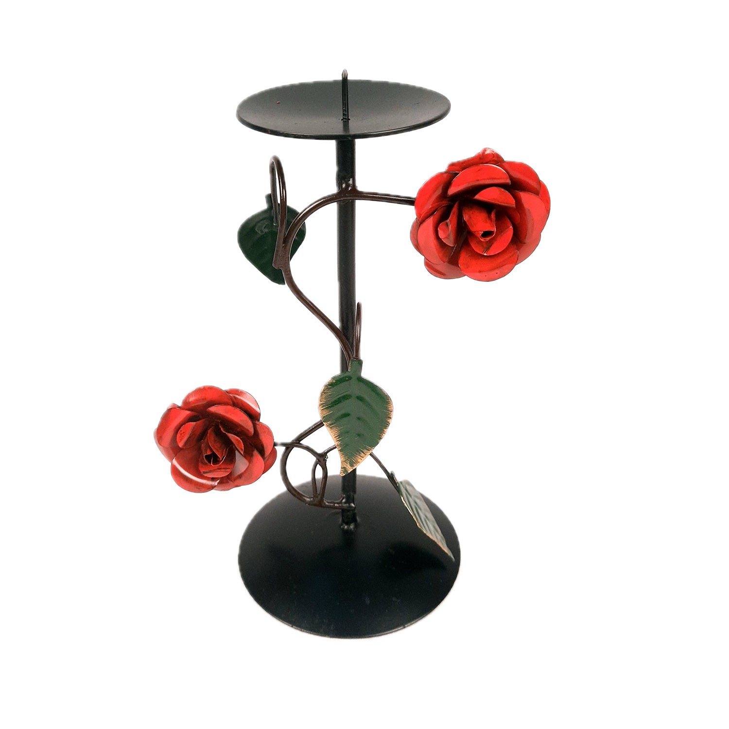 Tea Light Candle Stand | Metal T Light Candle Holder - For Home, Table, Living Room, Kitchen & Shelf Decor - 8 Inch - Apkamart