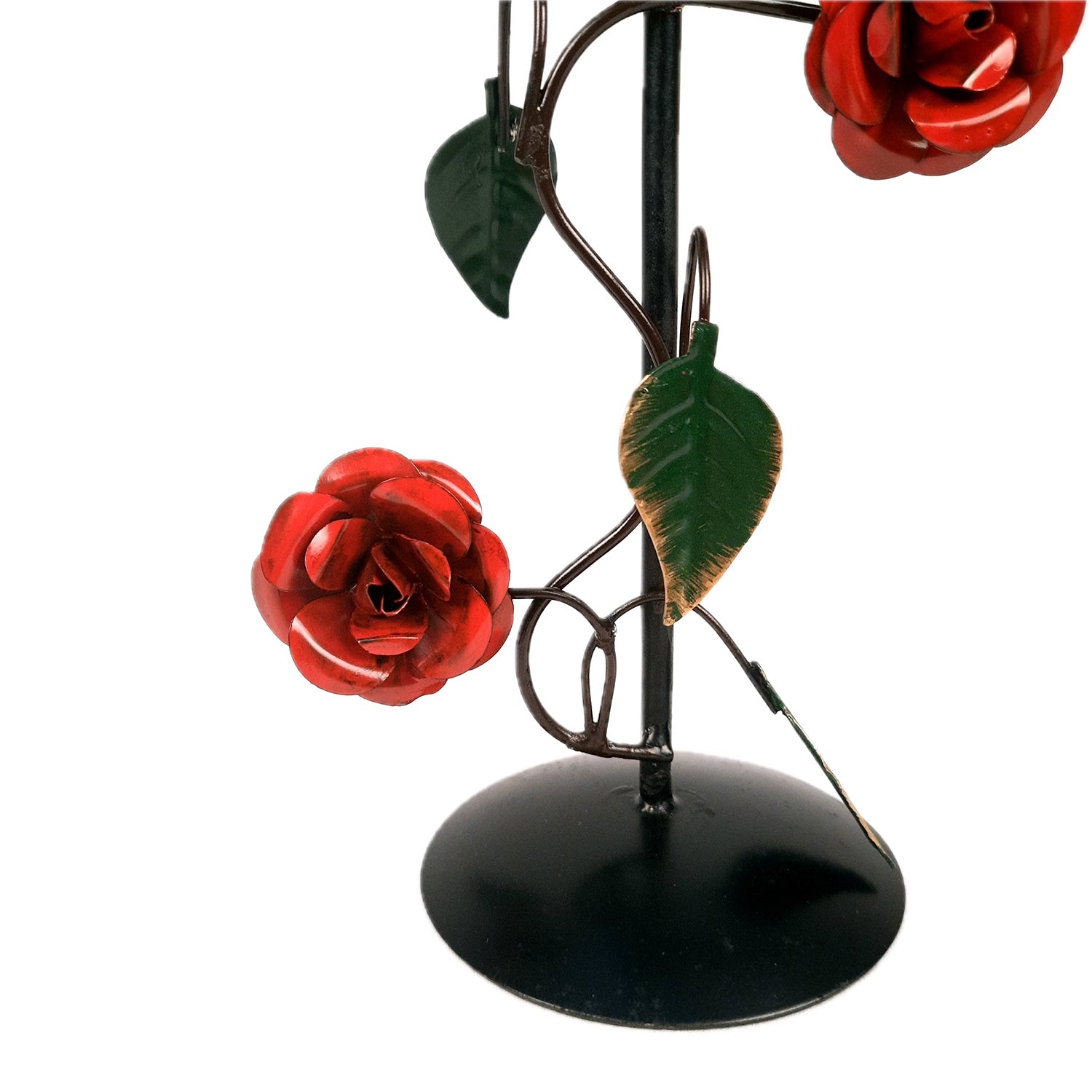 Tea Light Candle Stand | Metal T Light Candle Holder - For Home, Table, Living Room, Kitchen & Shelf Decor - 8 Inch - Apkamart