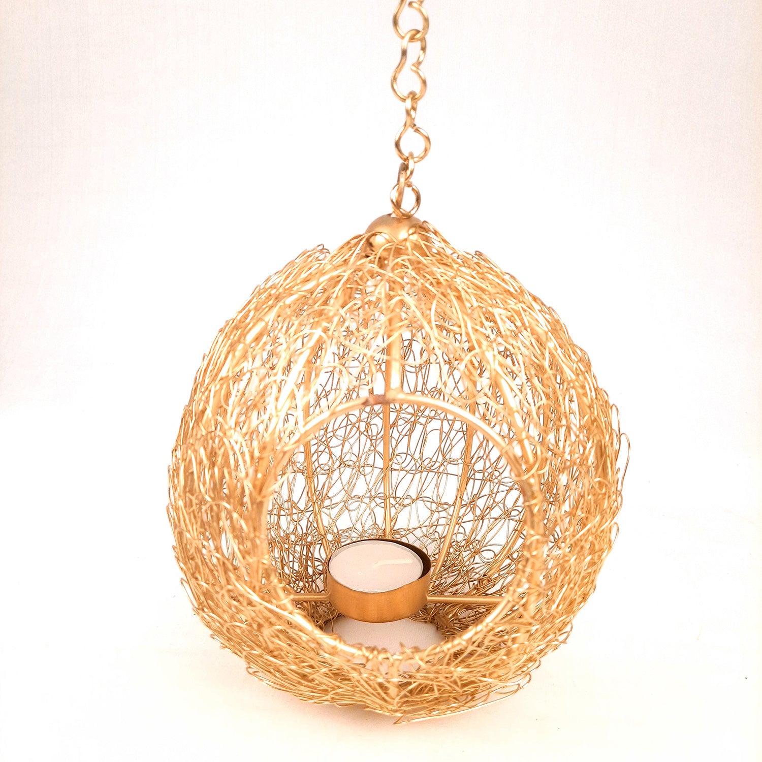 Tea Light Holder Wall Hanging | Wall Mount Candle T Light holder - For Home, Wall Decor & Diwali Gifts - apkamart