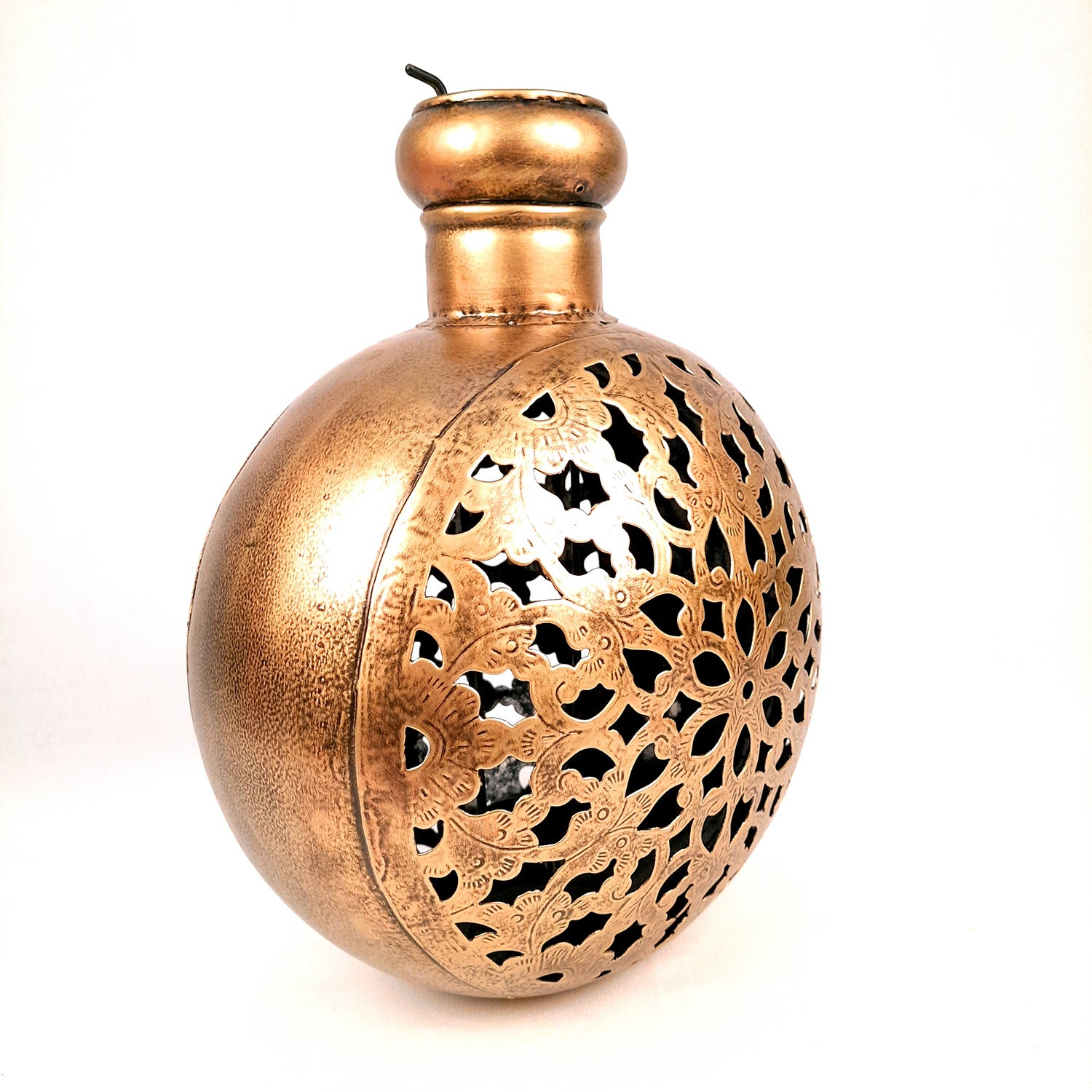 Vase Cum Tea Light Holder With Detachable T Light Stand - Pitcher Design | Tealight Stand - For Living Room, Table, Home, Corner Decor & Gift - 16 Inch - Apkamart