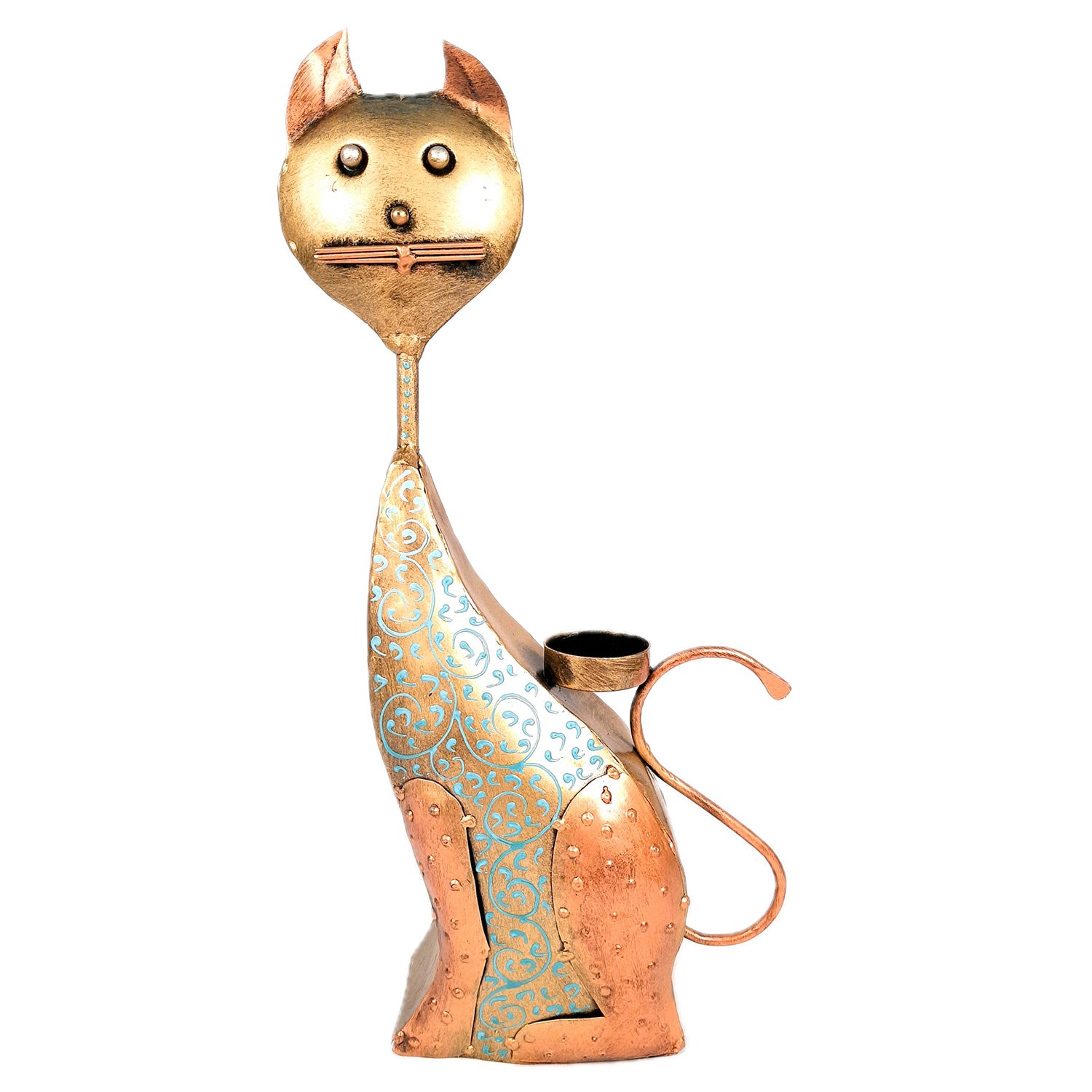 Decorative Tealight Candle Holders- Apkamart #Color_Blue