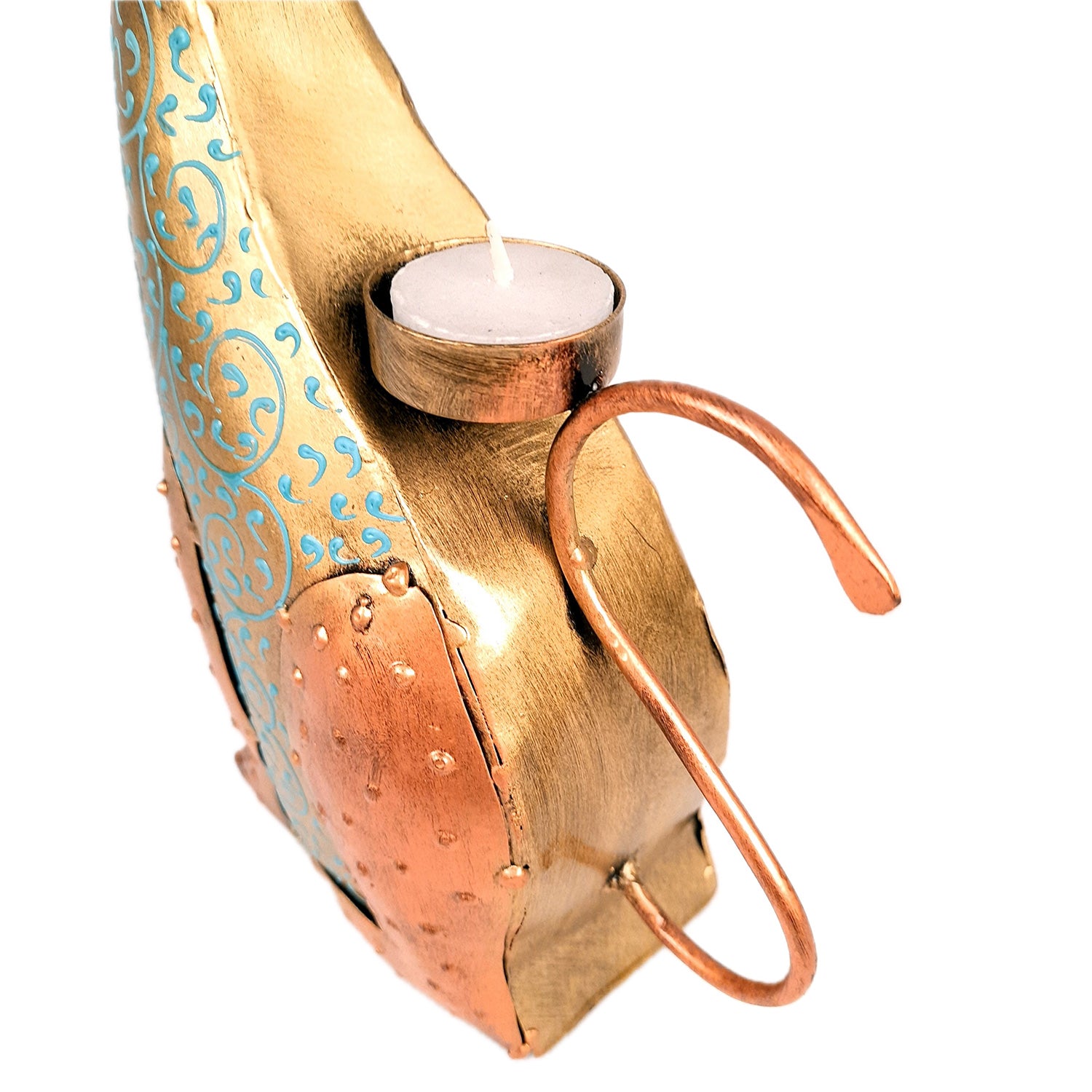 Decorative Tealight Candle Holders- Apkamart #Color_Blue