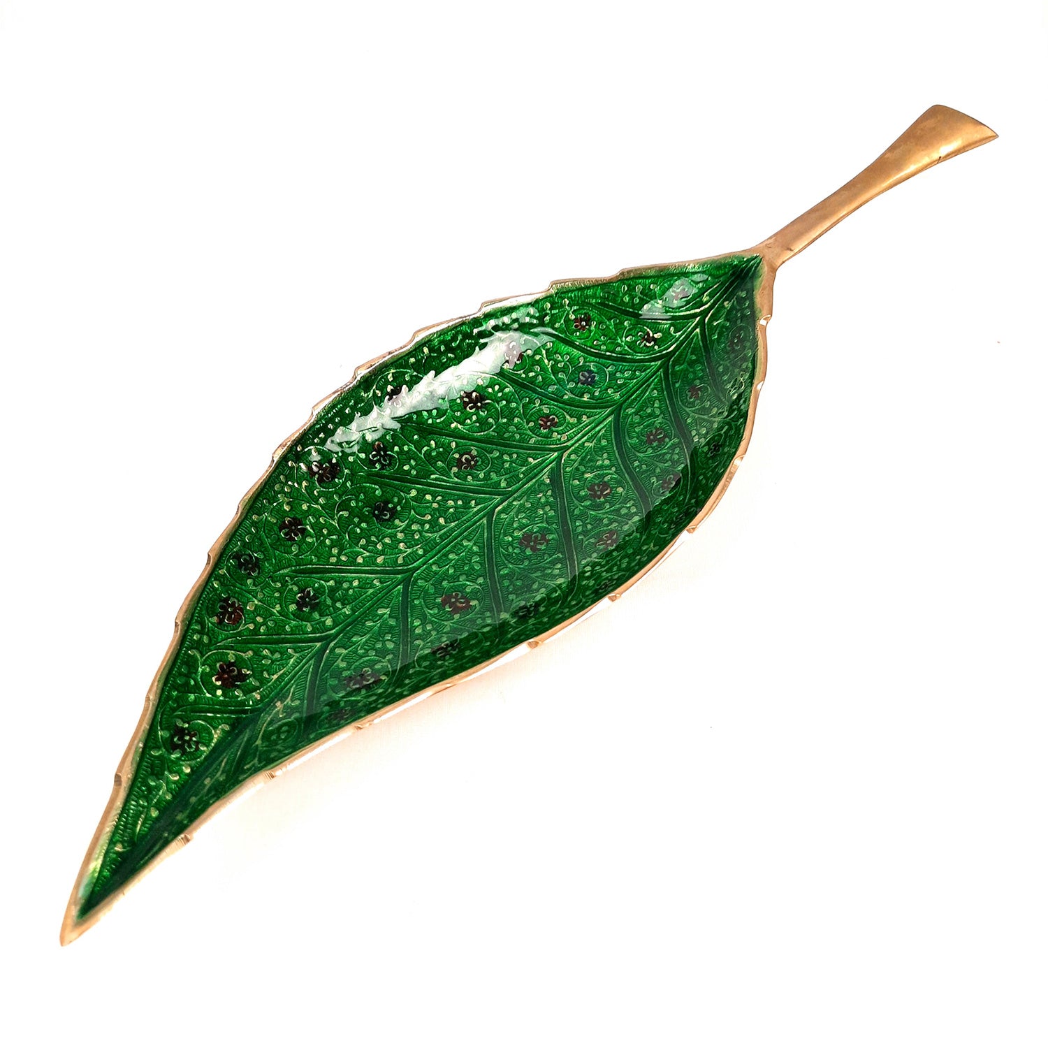 Dry Fruit Serving Tray | Multipurpose Platter - for Sweets, Chocolates, Mouth Freshener | Dining Table Decoration Item | Diwali Housewarming & Festival Gift -13 Inch - Apkamart