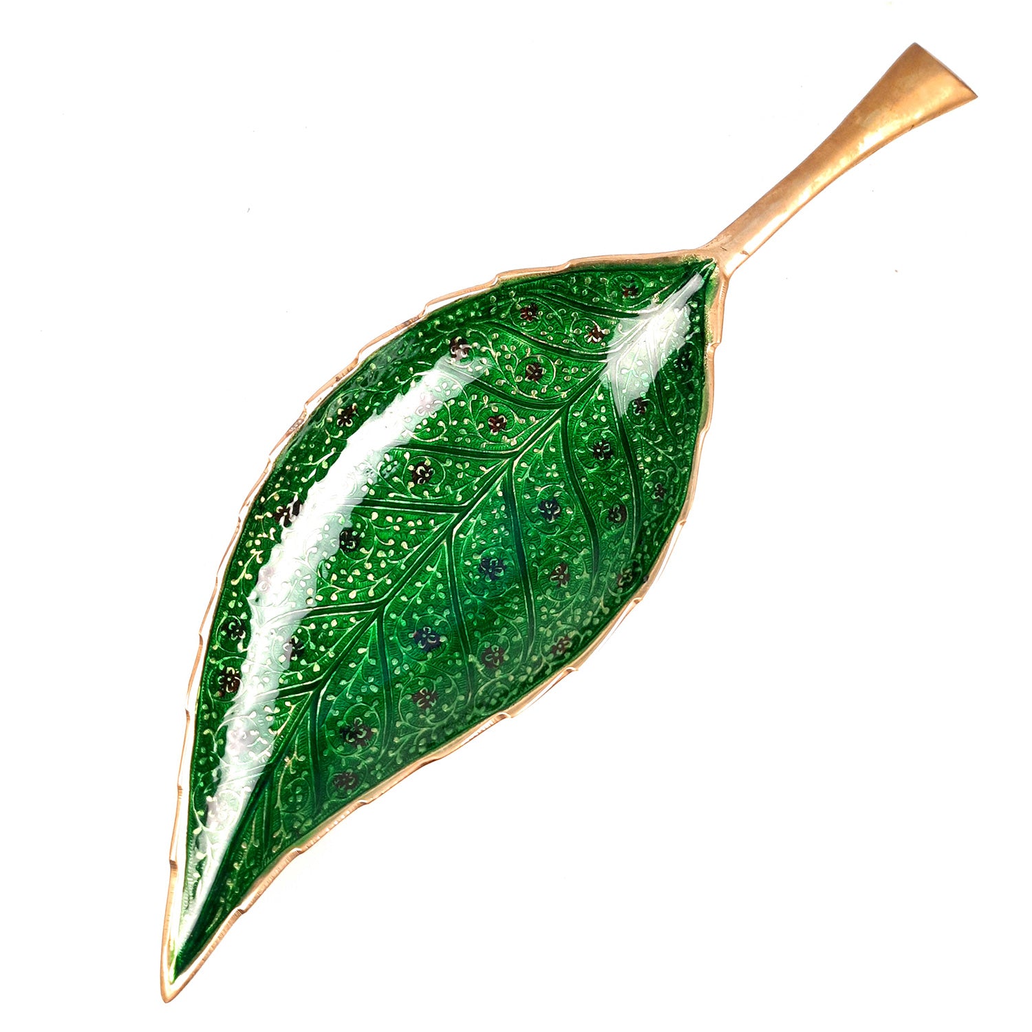 Dry Fruit Serving Tray | Multipurpose Platter - for Sweets, Chocolates, Mouth Freshener | Dining Table Decoration Item | Diwali Housewarming & Festival Gift -13 Inch - Apkamart