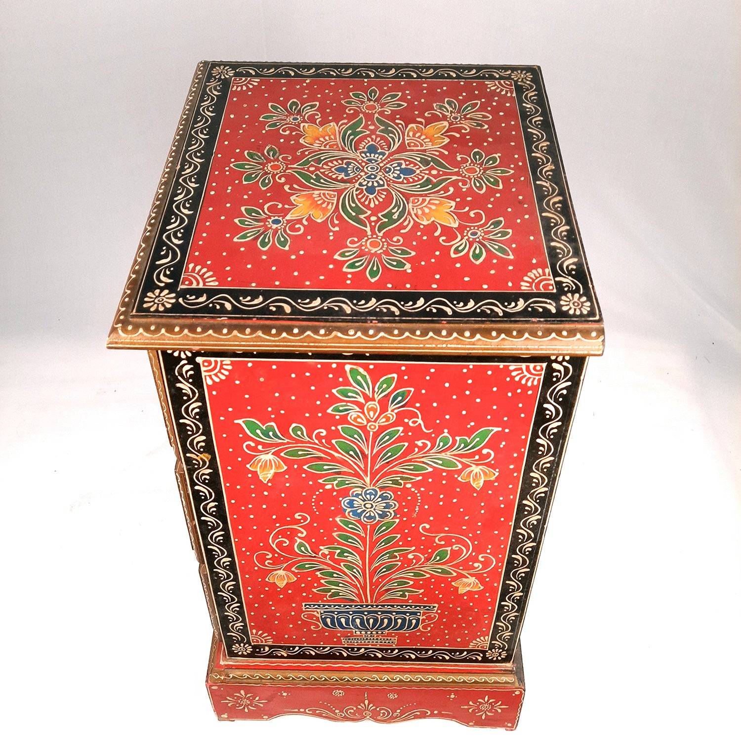 Wooden Chest of Drawers | Small Cabinet with 3 Drawers - for Bed Side Table, Night Stand, Home, Living Room, Bedroom- 20 Inch - Apkamart