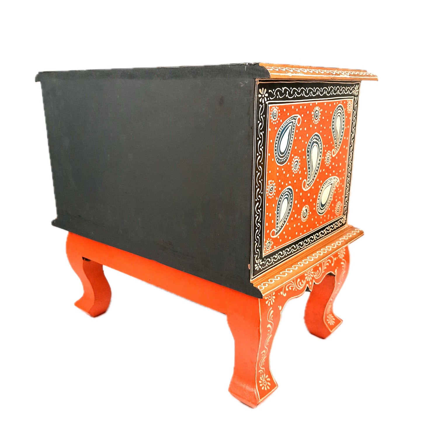 Wooden Table with Drawer Storage | Chest of Drawers - for Living Room, Bedroom, Side Stand Table, Night Stand for Home - 18 Inch - apkamart