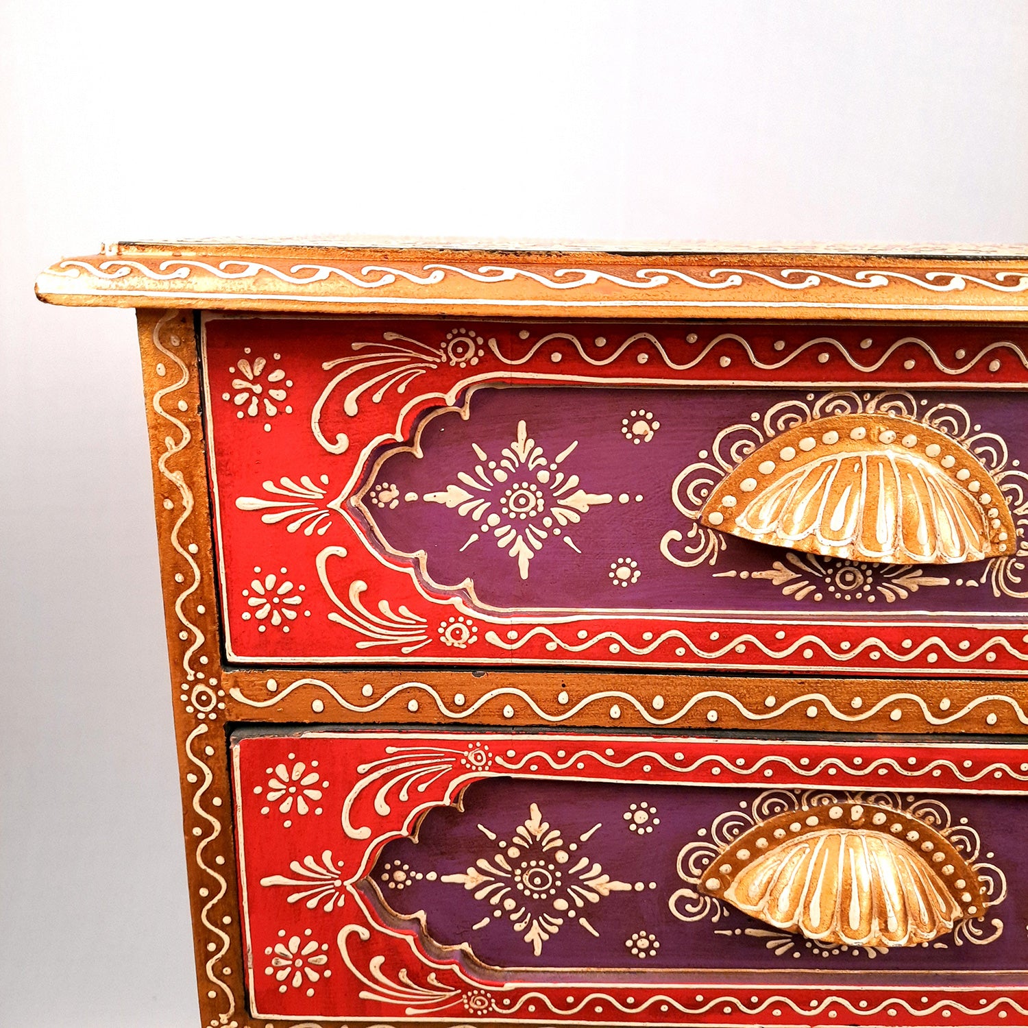 Bedside Table with 3 Drawer |Side Table Cum Chest of Drawers for Storage - for Bed Side Stand, Night Stand, Home, Living Room, Bedroom - 24 Inch - Apkamart