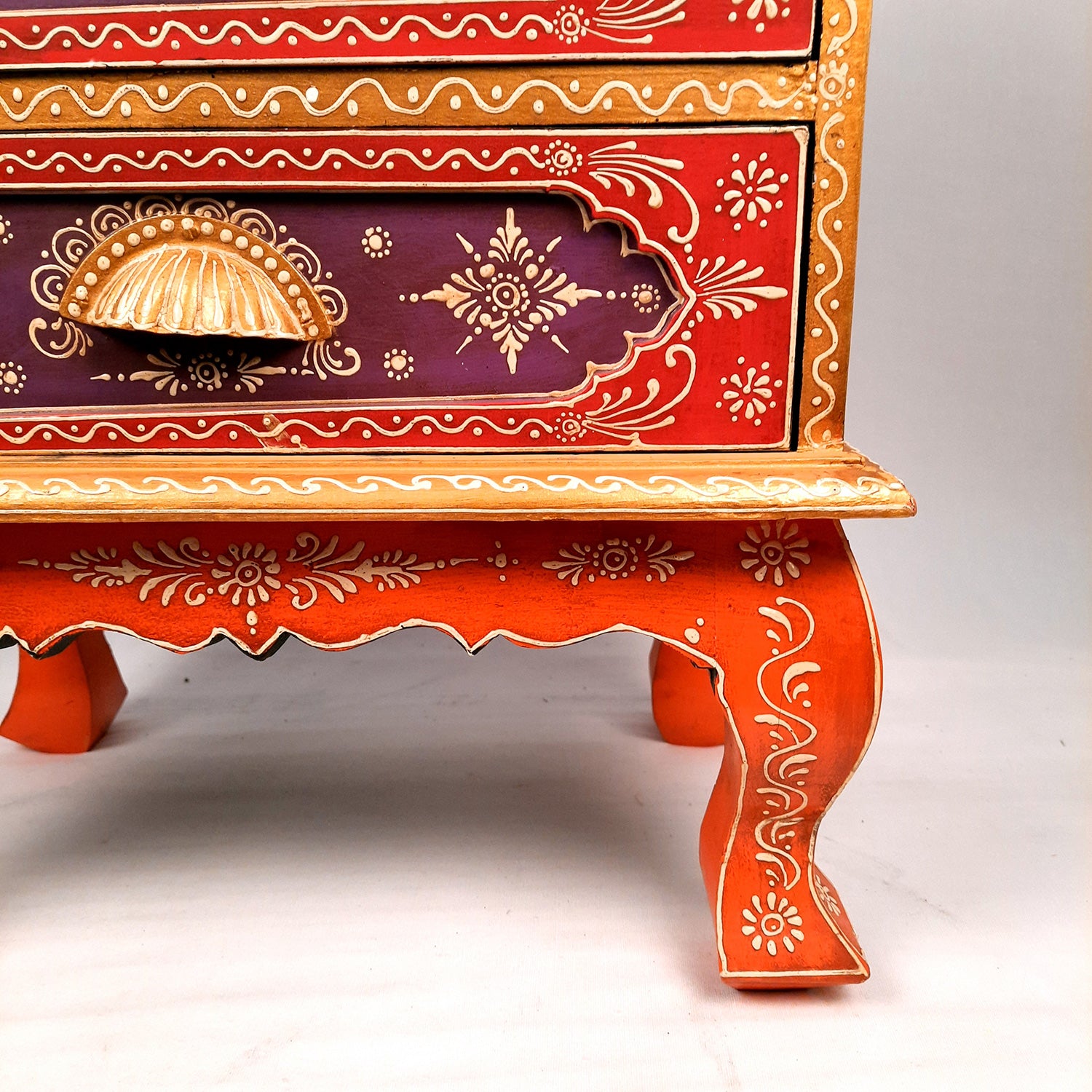 Bedside Table with 3 Drawer |Side Table Cum Chest of Drawers for Storage - for Bed Side Stand, Night Stand, Home, Living Room, Bedroom - 24 Inch - Apkamart