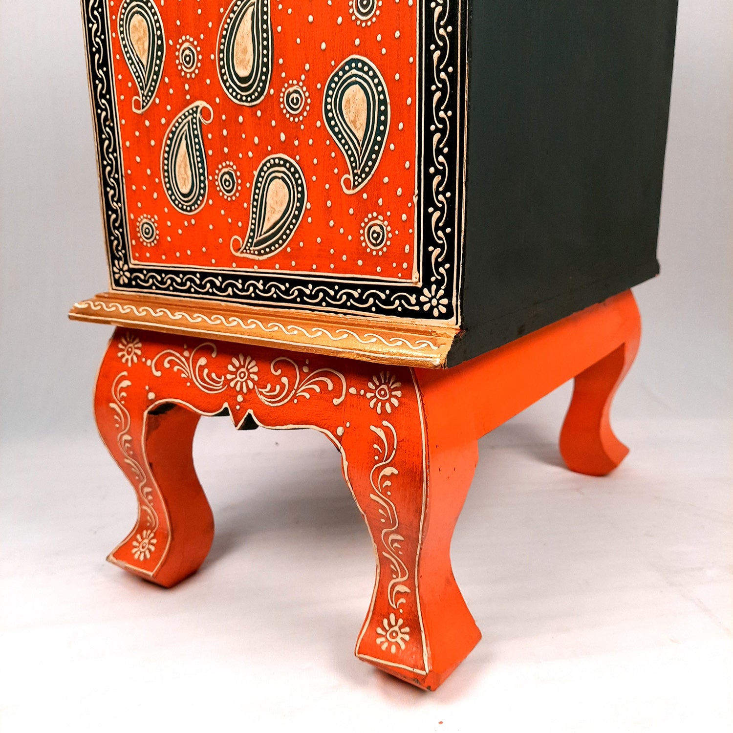 Bedside Table with 3 Drawer |Side Table Cum Chest of Drawers for Storage - for Bed Side Stand, Night Stand, Home, Living Room, Bedroom - 24 Inch - Apkamart