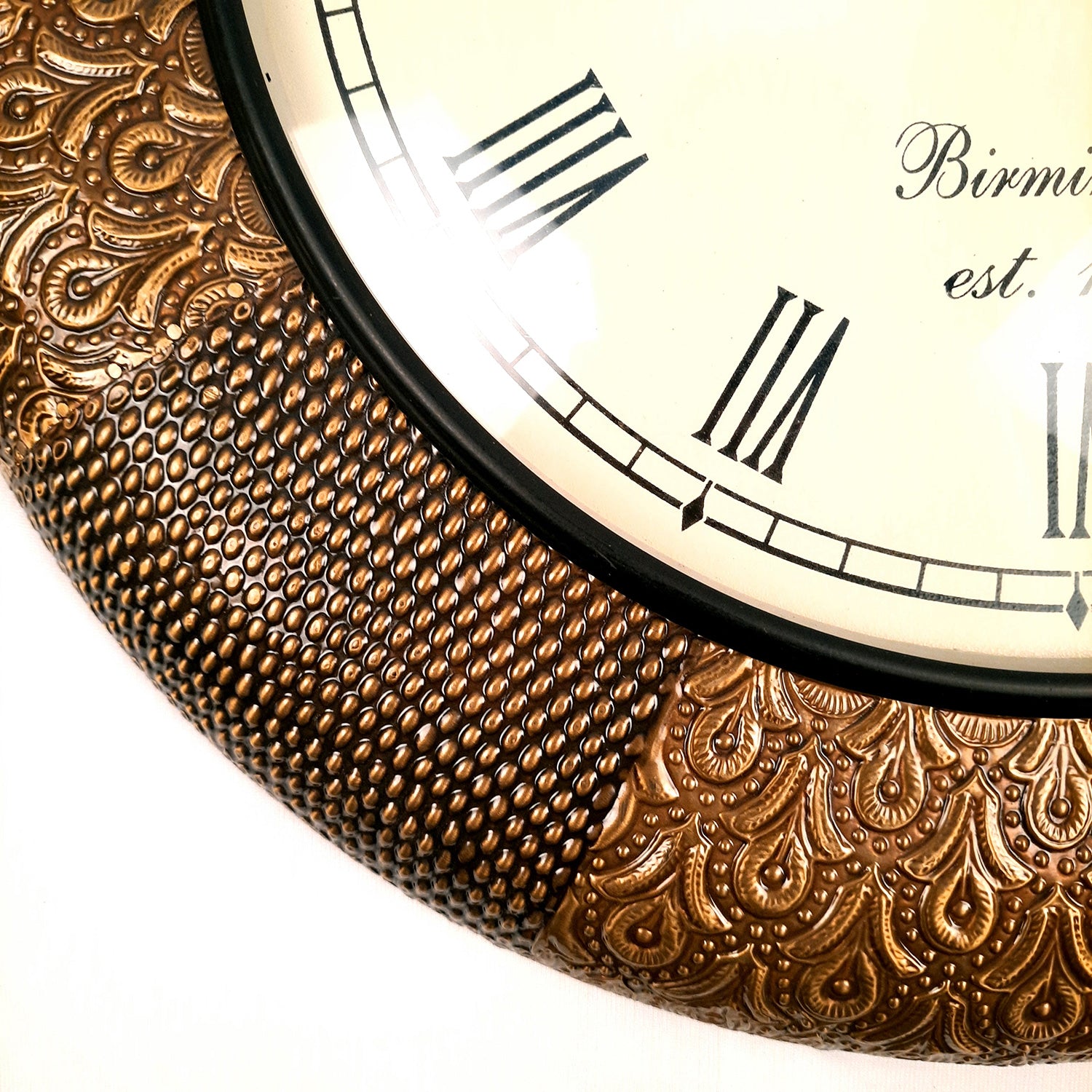 Wall Clock Vintage for Living Room | Wall Mount Clock Antique - For Home, Office, Bedroom, Hall Decor & Gifts | Wedding & Housewarming Gift - 18 Inch - Apkamart