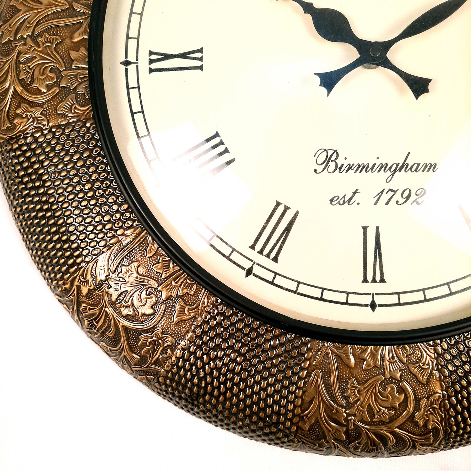 Wall Clock Vintage for Living Room | Wall Mount Clock Antique - For Home, Office, Bedroom, Hall Decor & Gifts | Wedding & Housewarming Gift - 18 Inch - Apkamart