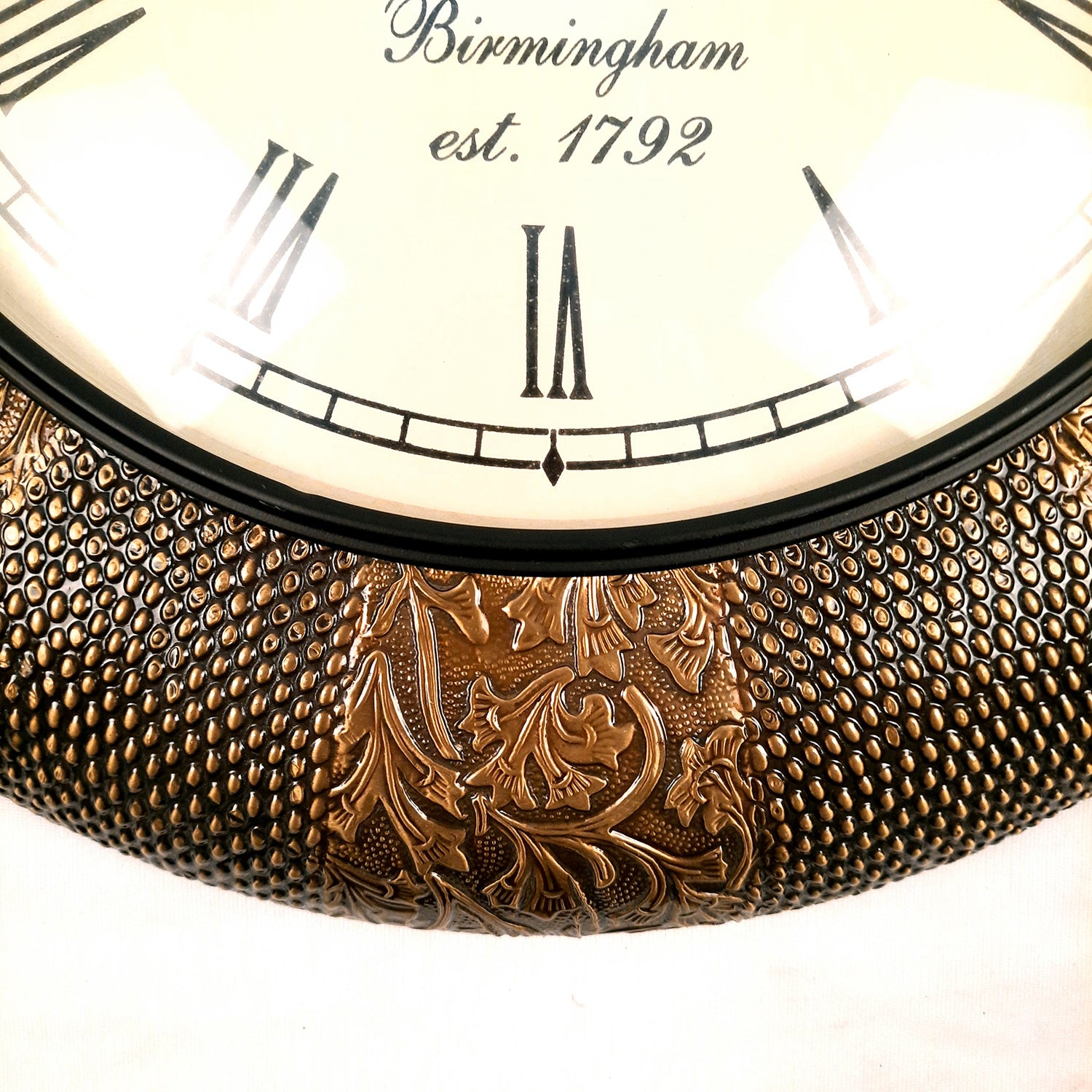 Wall Clock Vintage for Living Room | Wall Mount Clock Antique - For Home, Office, Bedroom, Hall Decor & Gifts | Wedding & Housewarming Gift - 18 Inch - Apkamart