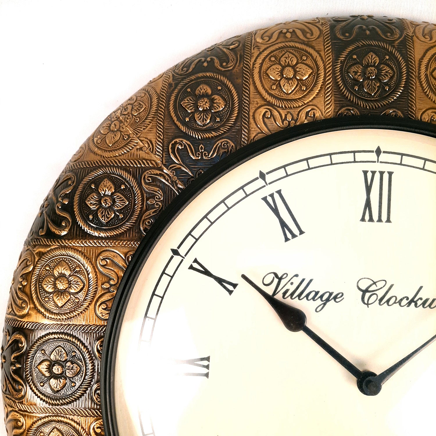 Wall Clock | Antique Clock Wall Mount - For Home, Living Room, Bedroom, Office & Hall Decoration | Wedding & Housewarming Gift -18 Inch - Apkamart