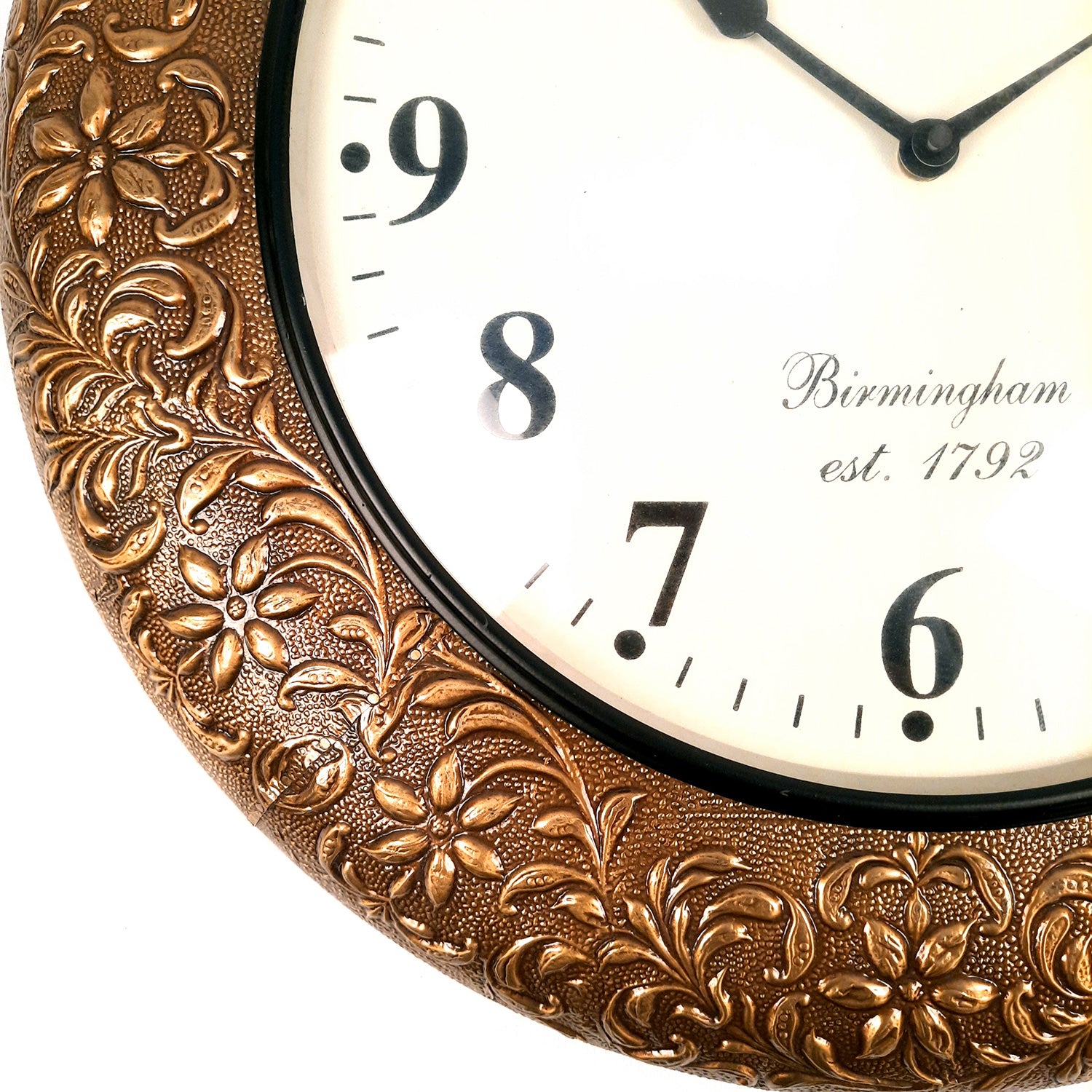 Wall Clock | Antique Clock Wall Mount - For Home, Living Room, Bedroom, Office & Hall Decoration | Wedding & Housewarming Gift - 18 Inch - Apkamart