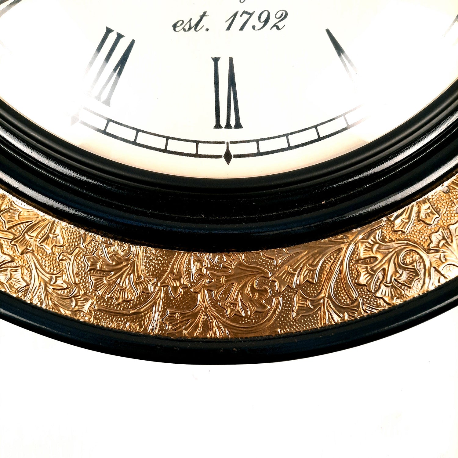 Wall Clock Wooden | Hanging Analogue Clock - For Home, Living Room, Bedroom, Office & Hall Decoration | Wedding & Housewarming Gift - 18 Inch - Apkamart