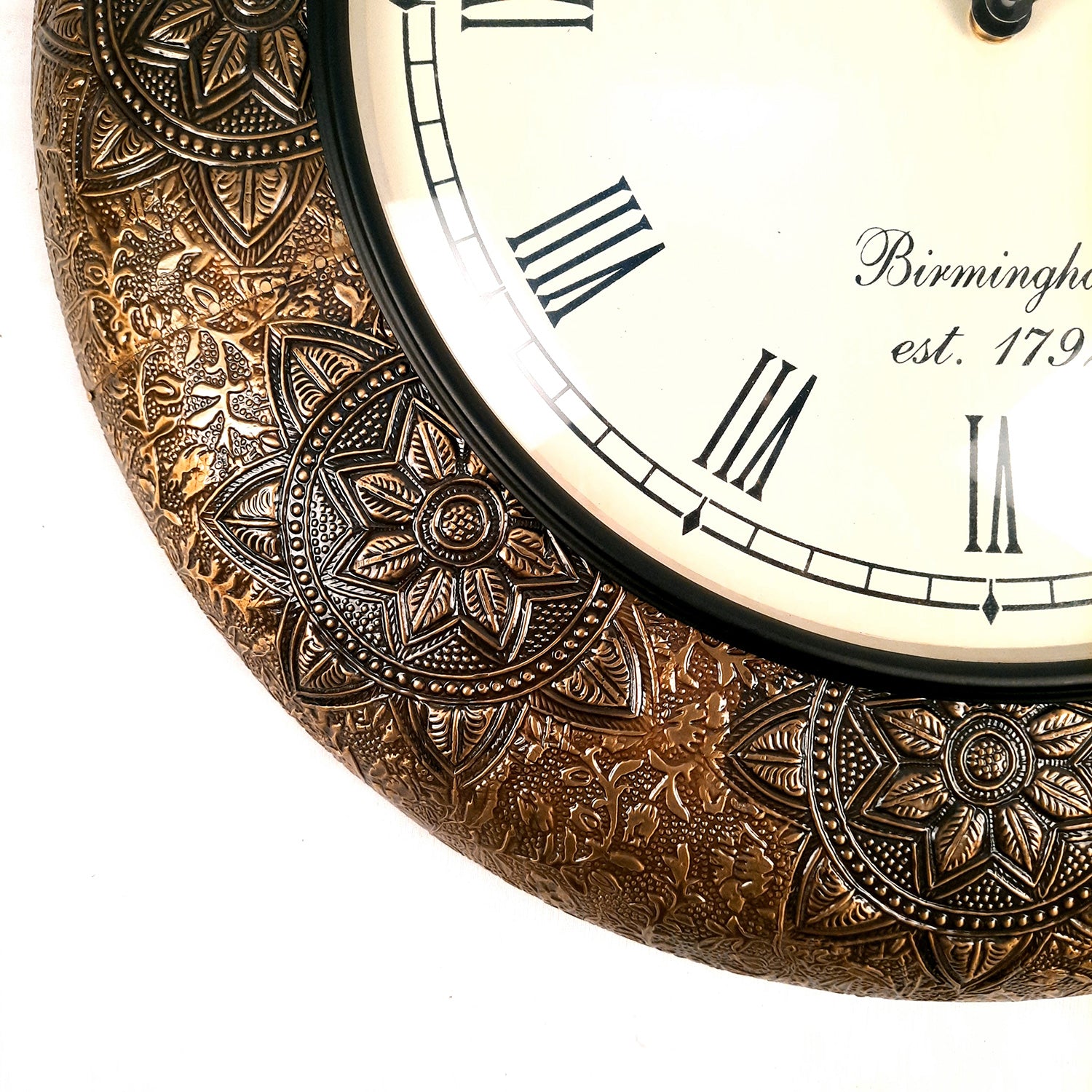 Wall Clock | Antique Clock Wall Mount - For Home, Living Room, Bedroom, Office & Hall Decoration | Wedding & Housewarming Gift - 18 Inch - Apkamart