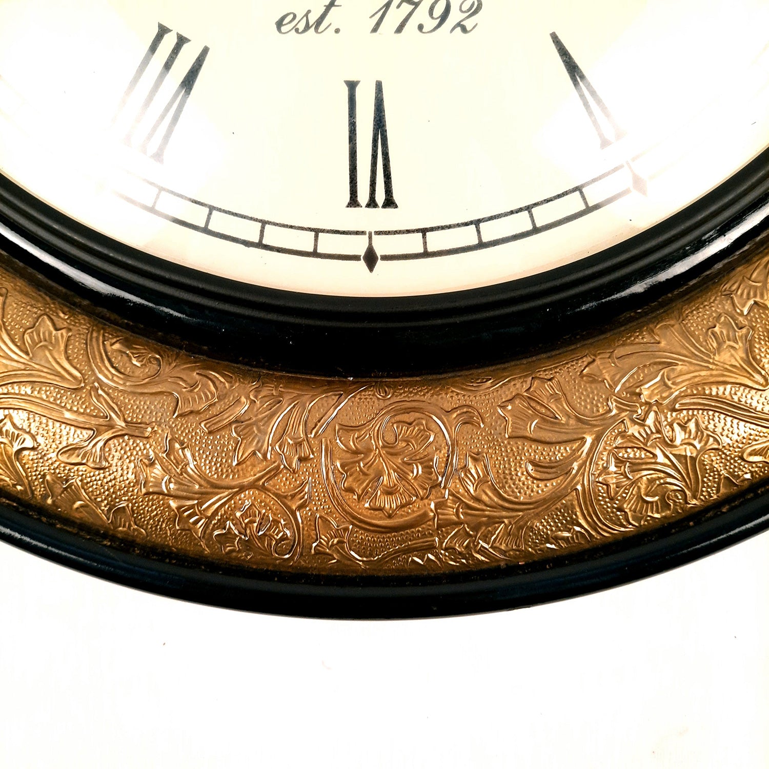 Wall Clock for Home | Wall Mount Analogue Clock Antique - For Living Room, Bedroom, Hall, Office Decor & Gift- 18 Inch - Apkamart