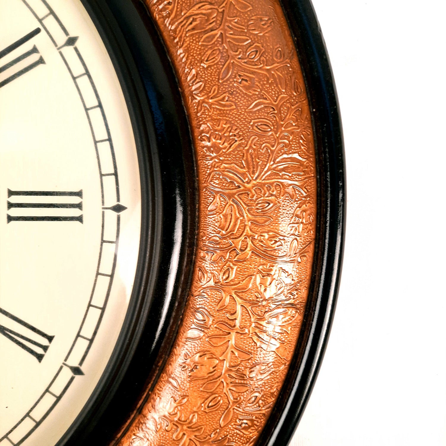 Wall Clock for Home | Wall Mount Analogue Clock Antique - For Living Room, Bedroom, Hall, Office Decor & Gift- 18 Inch - Apkamart