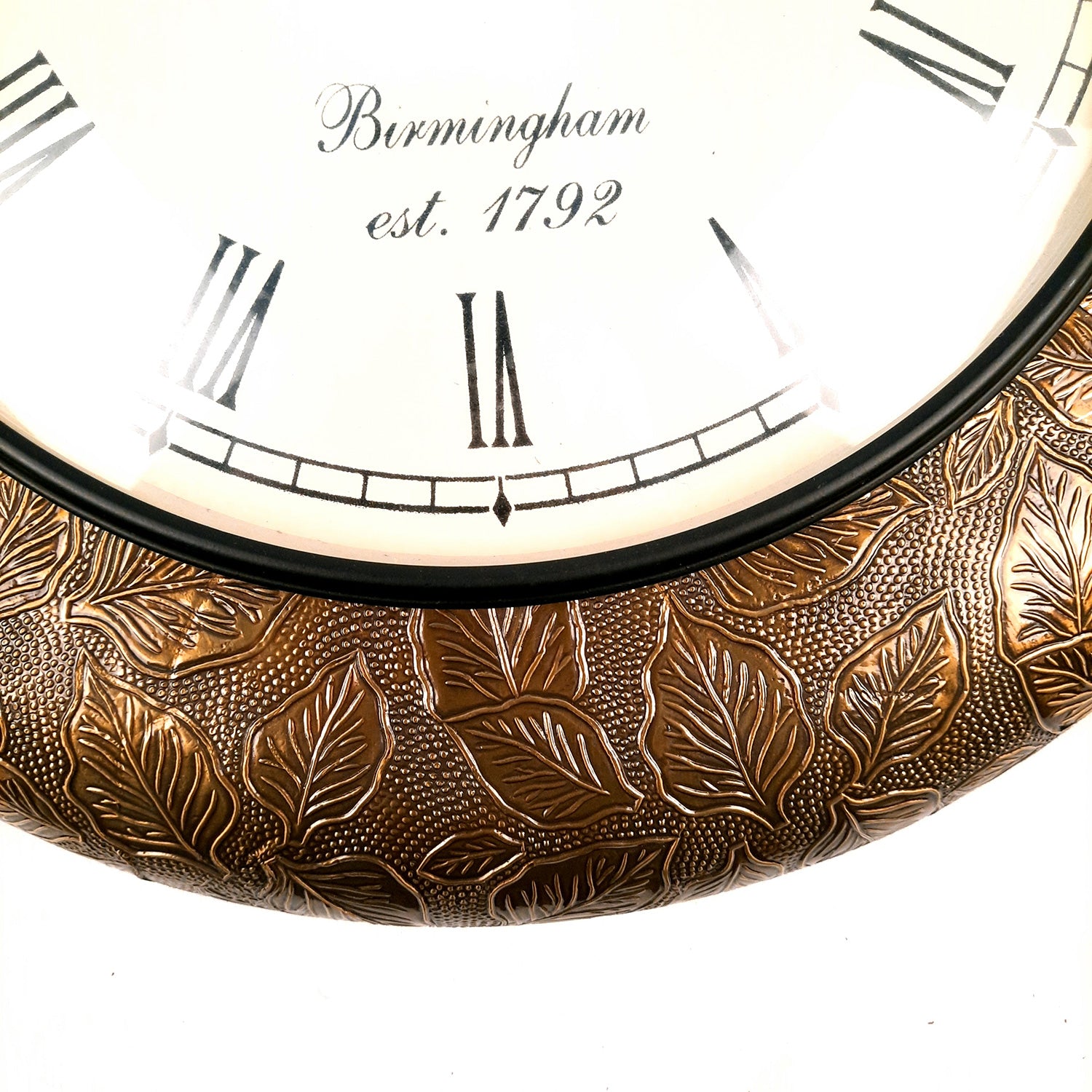 Wall Clock Wooden for Home | Wall Mount Analogue Clock Antique - For Home, Living Room, Bedroom, Hall Decor | Wedding & Housewarming Gift -18 Inch - Apkamart