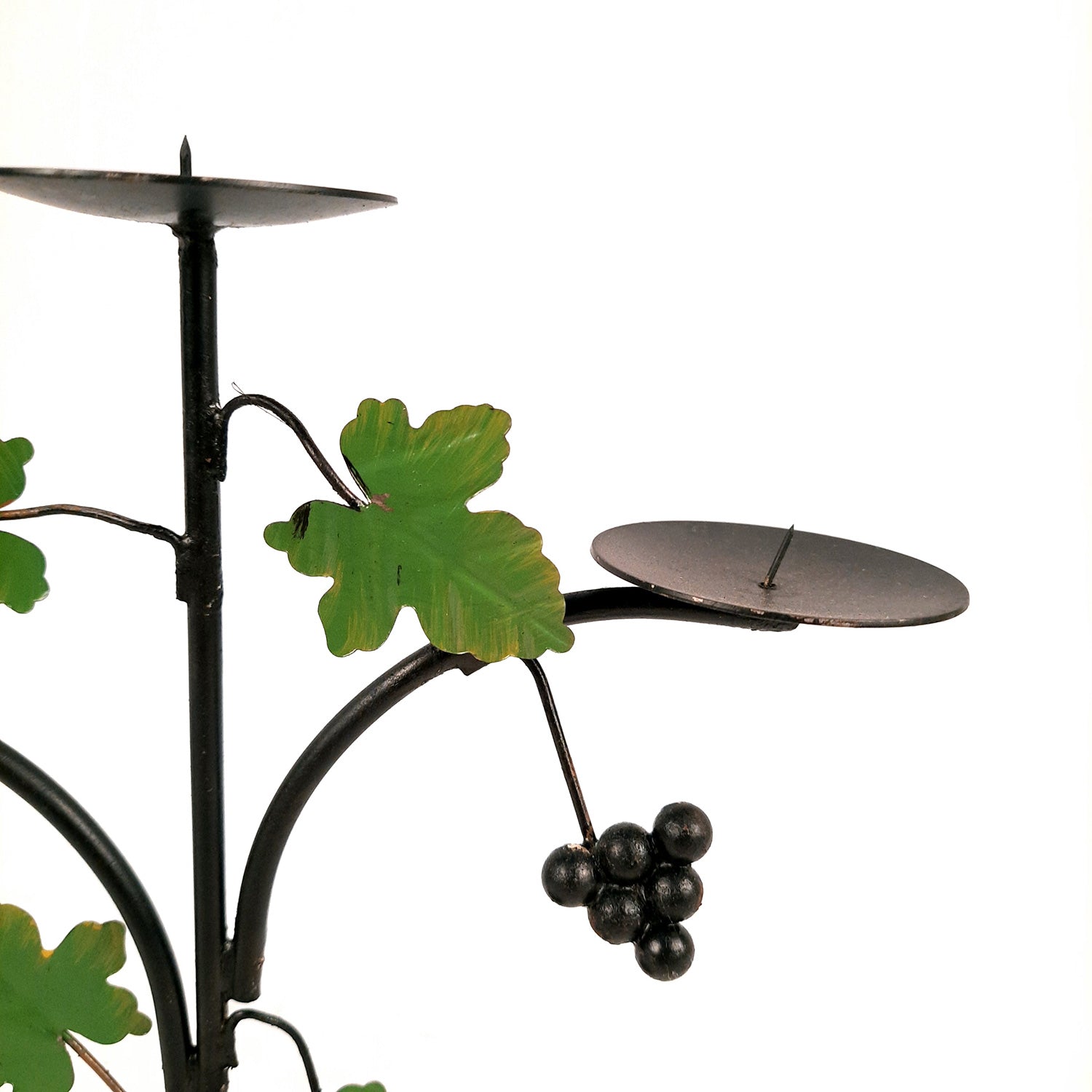 Tea Light Candle Stand | Metal Candle T Light Holders - For Table, Home, Living Room, Kitchen, Dining Table Decor & Gift - 8 Inch - Apkamart