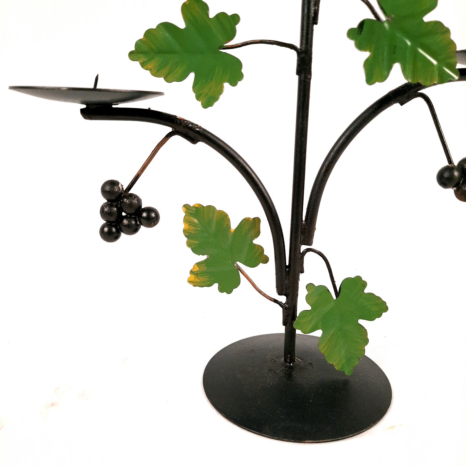 Tea Light Candle Stand | Metal Candle T Light Holders - For Table, Home, Living Room, Kitchen, Dining Table Decor & Gift - 8 Inch - Apkamart