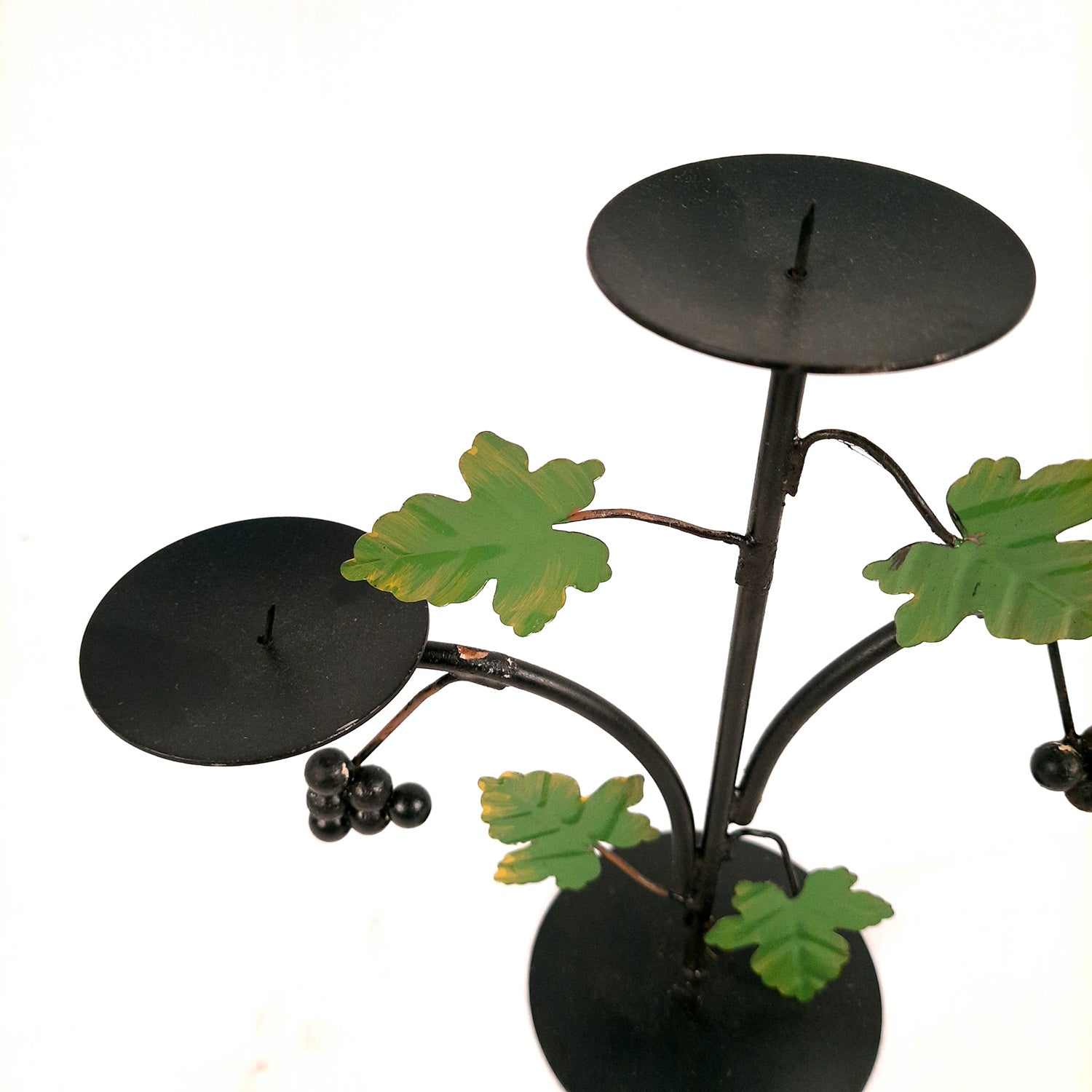 Tea Light Candle Stand | Metal Candle T Light Holders - For Table, Home, Living Room, Kitchen, Dining Table Decor & Gift - 8 Inch - Apkamart