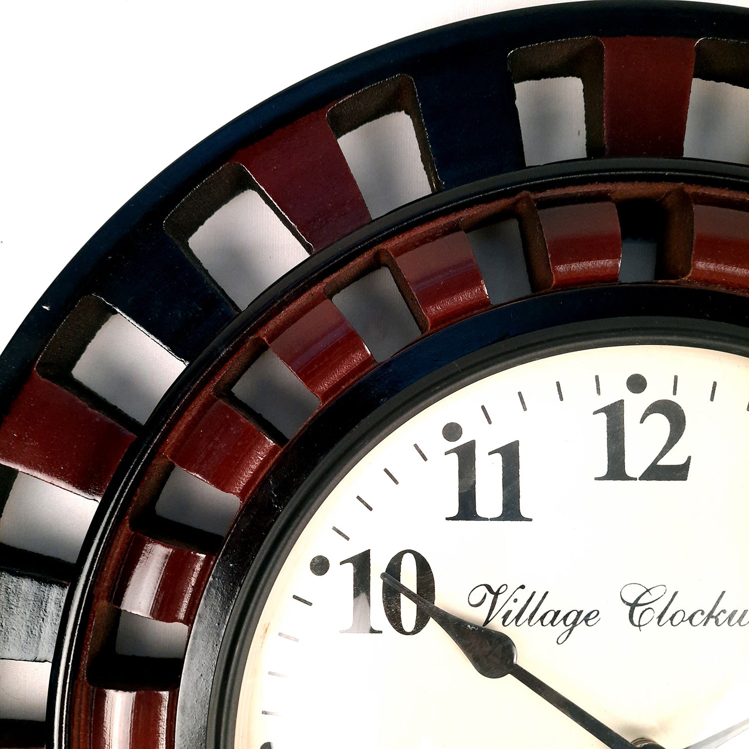 Wall Clock | Antique Clock Wall Mount With Premium Wood Finish - For Home, Living Room, Bedroom, Office & Hall Decoration | Wedding & Housewarming Gift -18 inch - Apkamart